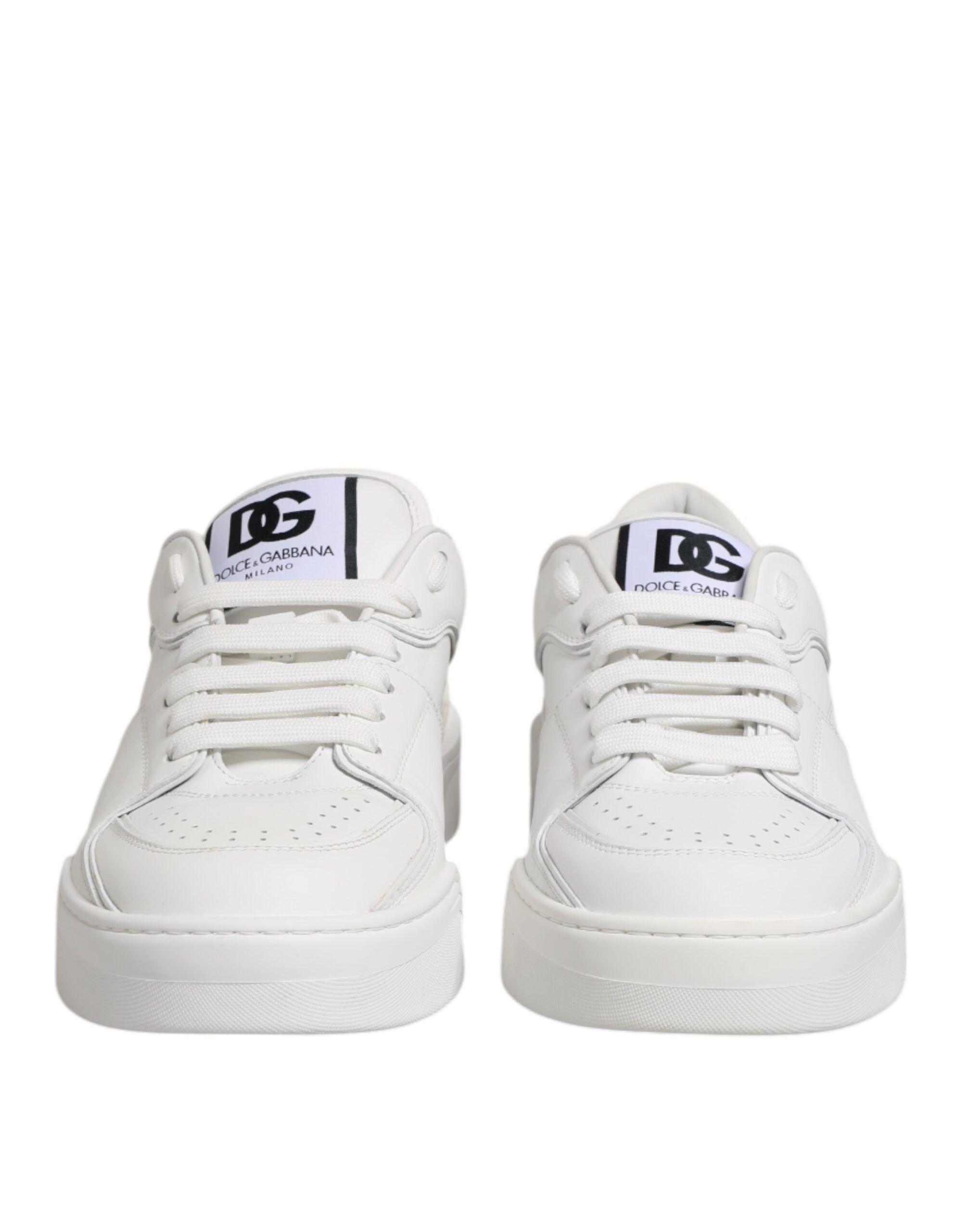 Miami Leather Low Top Sneakers Men's Shoes (Pre-Owned) - Dolce & Gabbana - Modalova