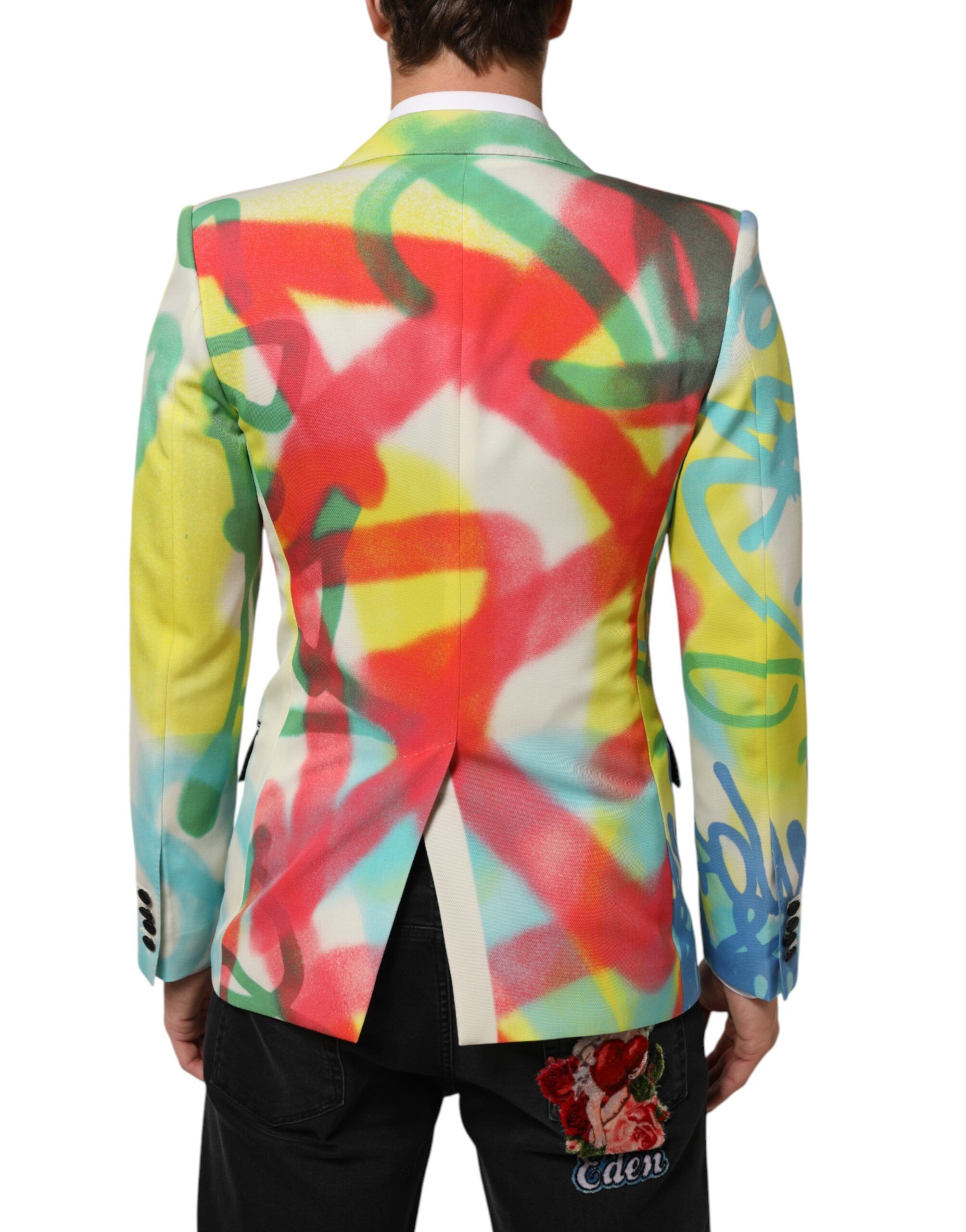 Graffiti SICILIA 1 Button Men Suit Men's Blazer - Dolce & Gabbana - Modalova