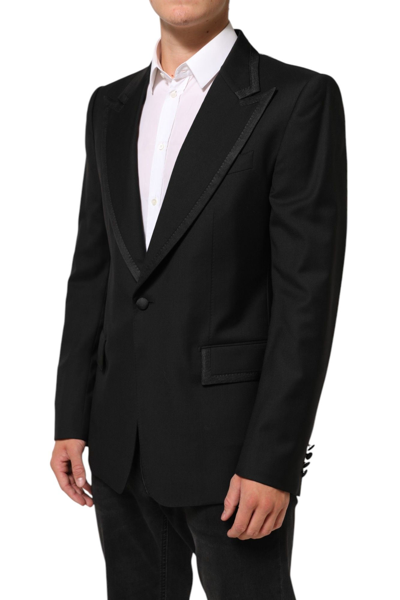 Wool 1 Button Suit Jacket Men Men's Blazer - Dolce & Gabbana - Modalova
