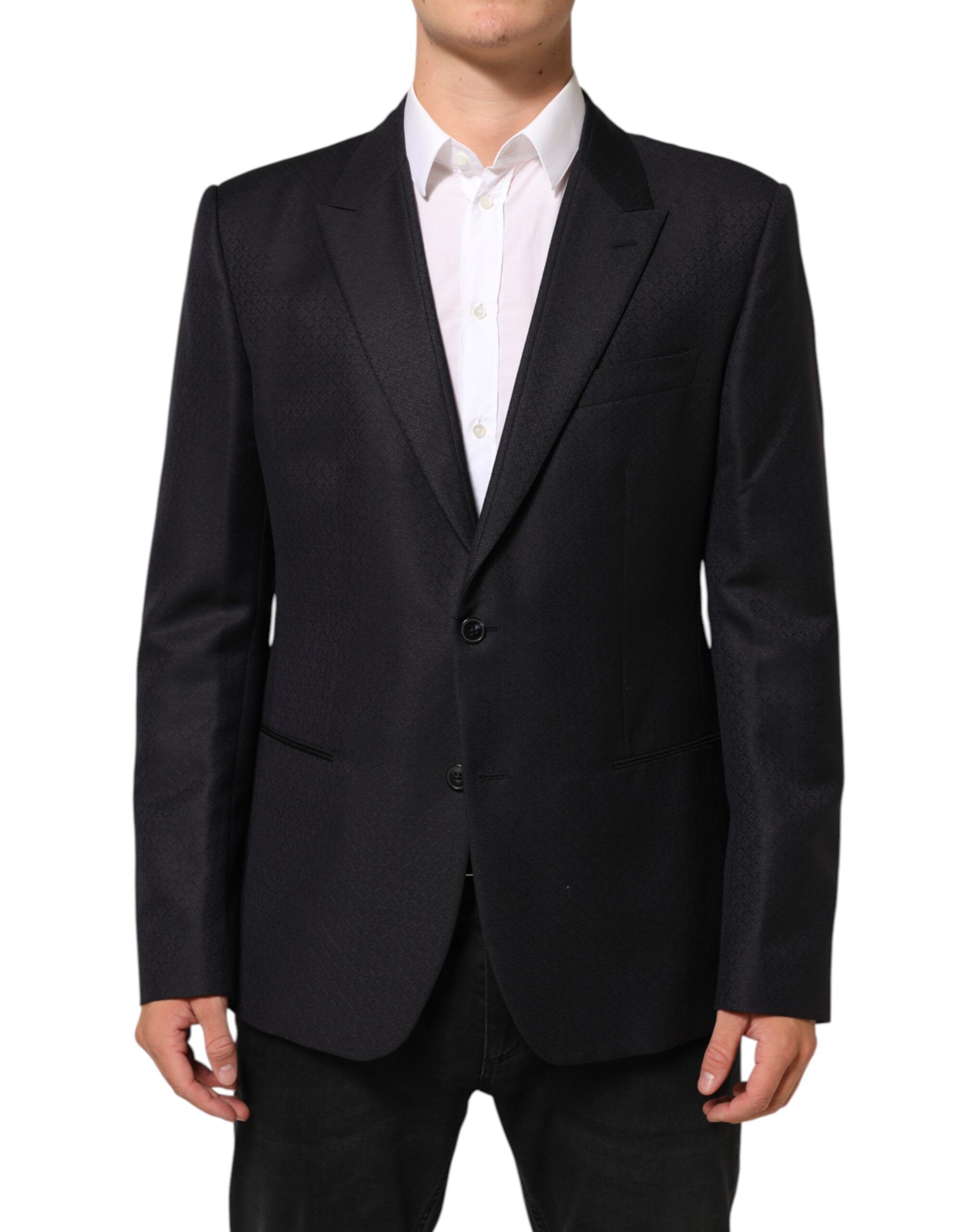 Wool 2 Buttons Suit Jacket Men Men's Blazer - Dolce & Gabbana - Modalova