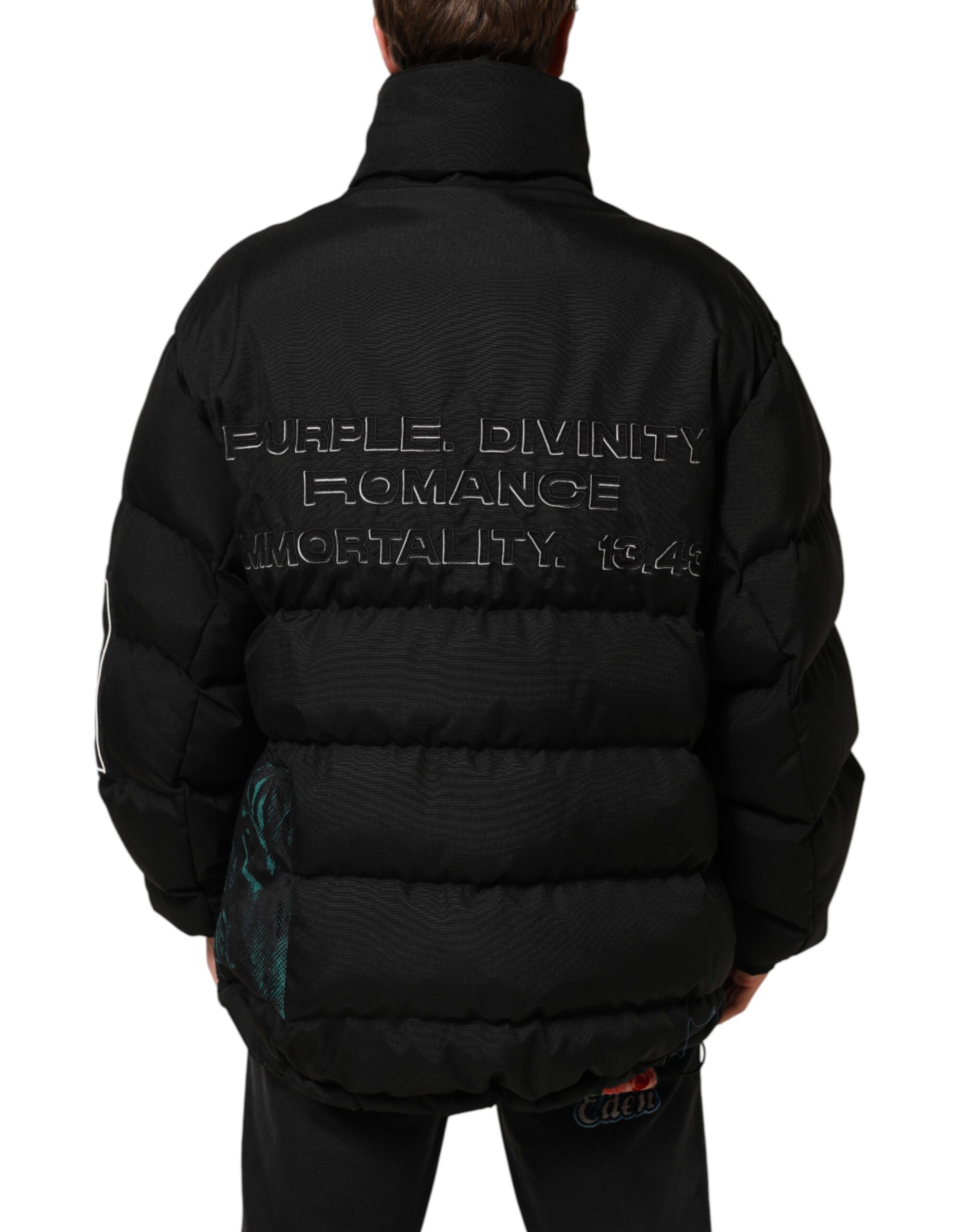 Nylon Puffer Men Full Zip Men's Jacket - Dolce & Gabbana - Modalova