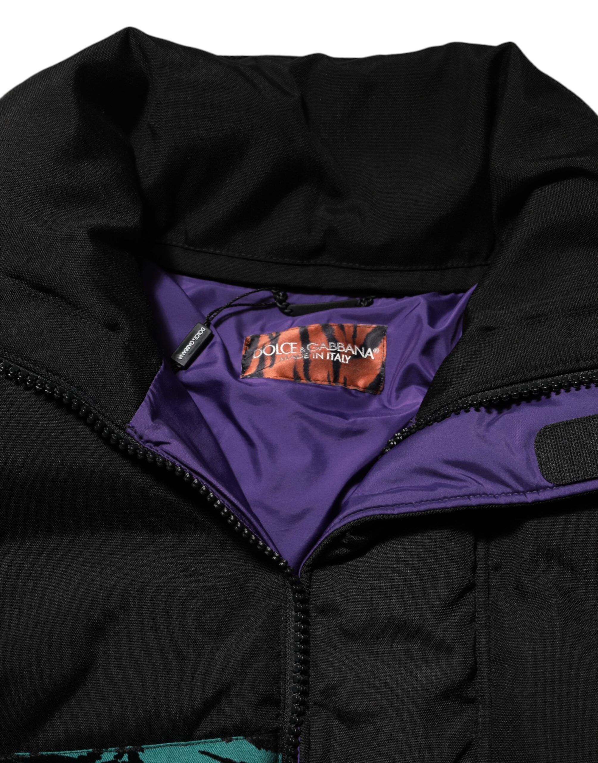 Nylon Puffer Men Full Zip Men's Jacket - Dolce & Gabbana - Modalova