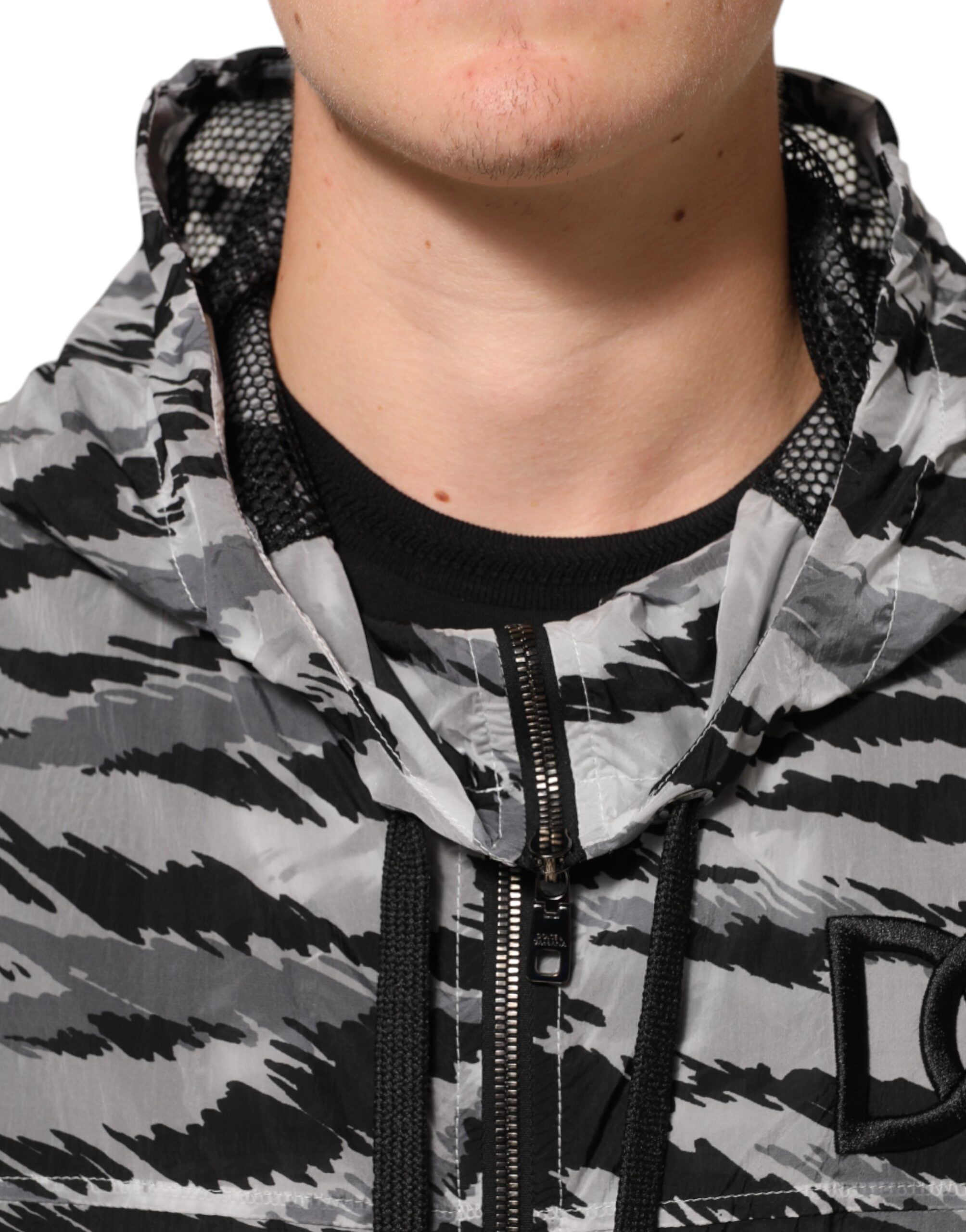 Camouflage Hooded Sweatshirt Men's Jacket - Dolce & Gabbana - Modalova