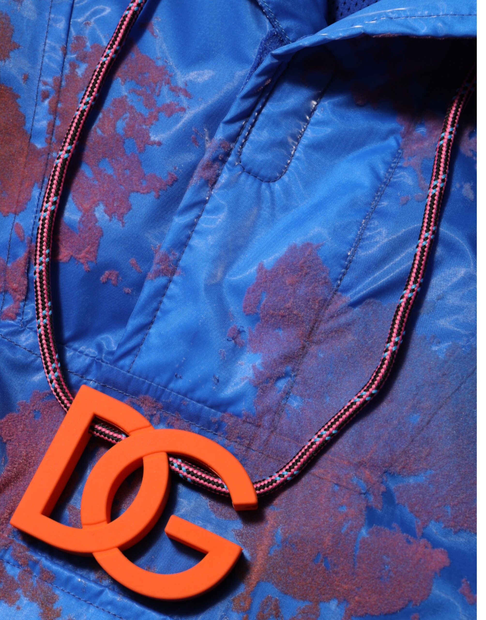 Tie Dye Logo Hooded Sweatshirt Men's Jacket - Dolce & Gabbana - Modalova