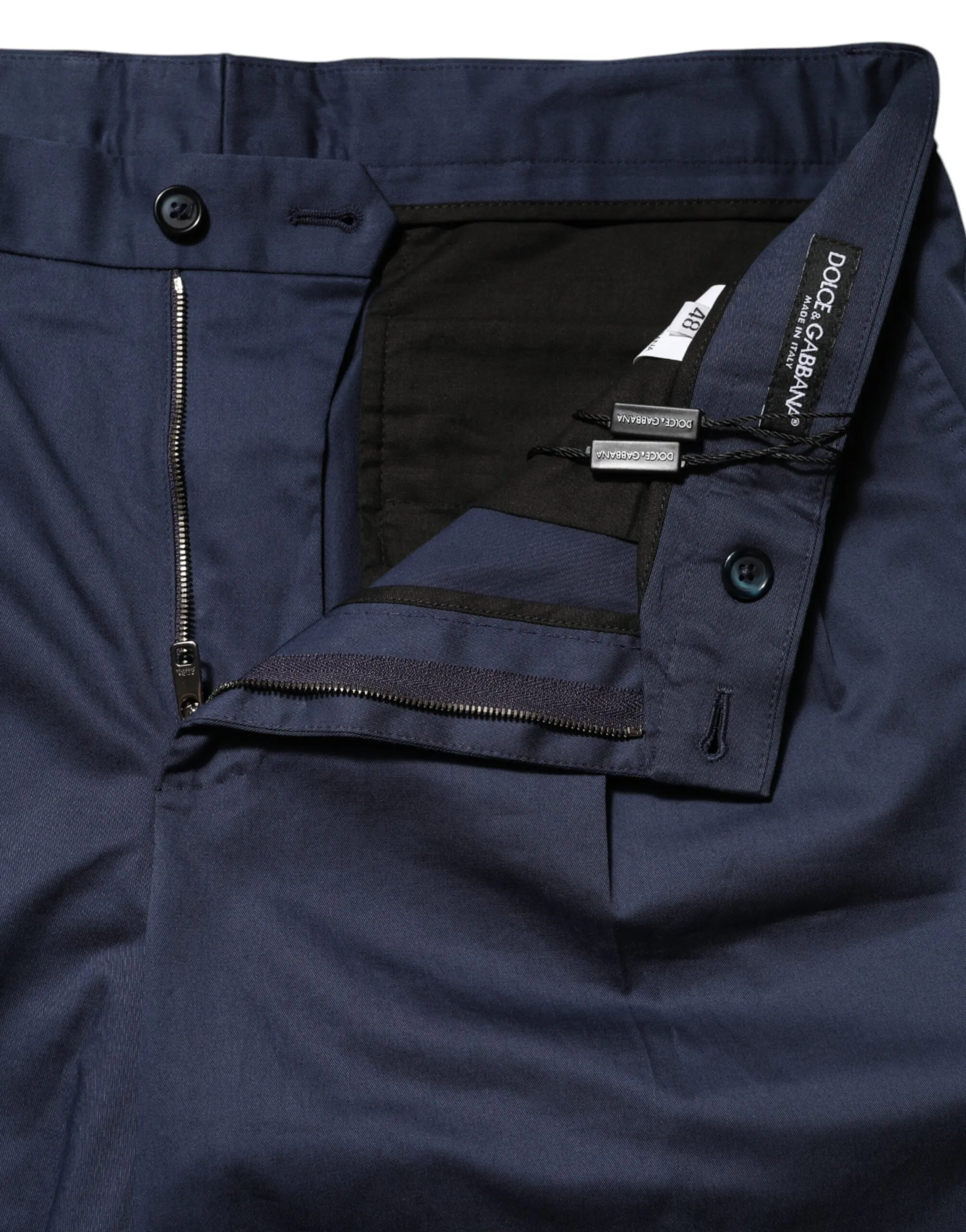 Cotton Stretch Mid Waist Bermuda Men's Shorts - Dolce & Gabbana - Modalova