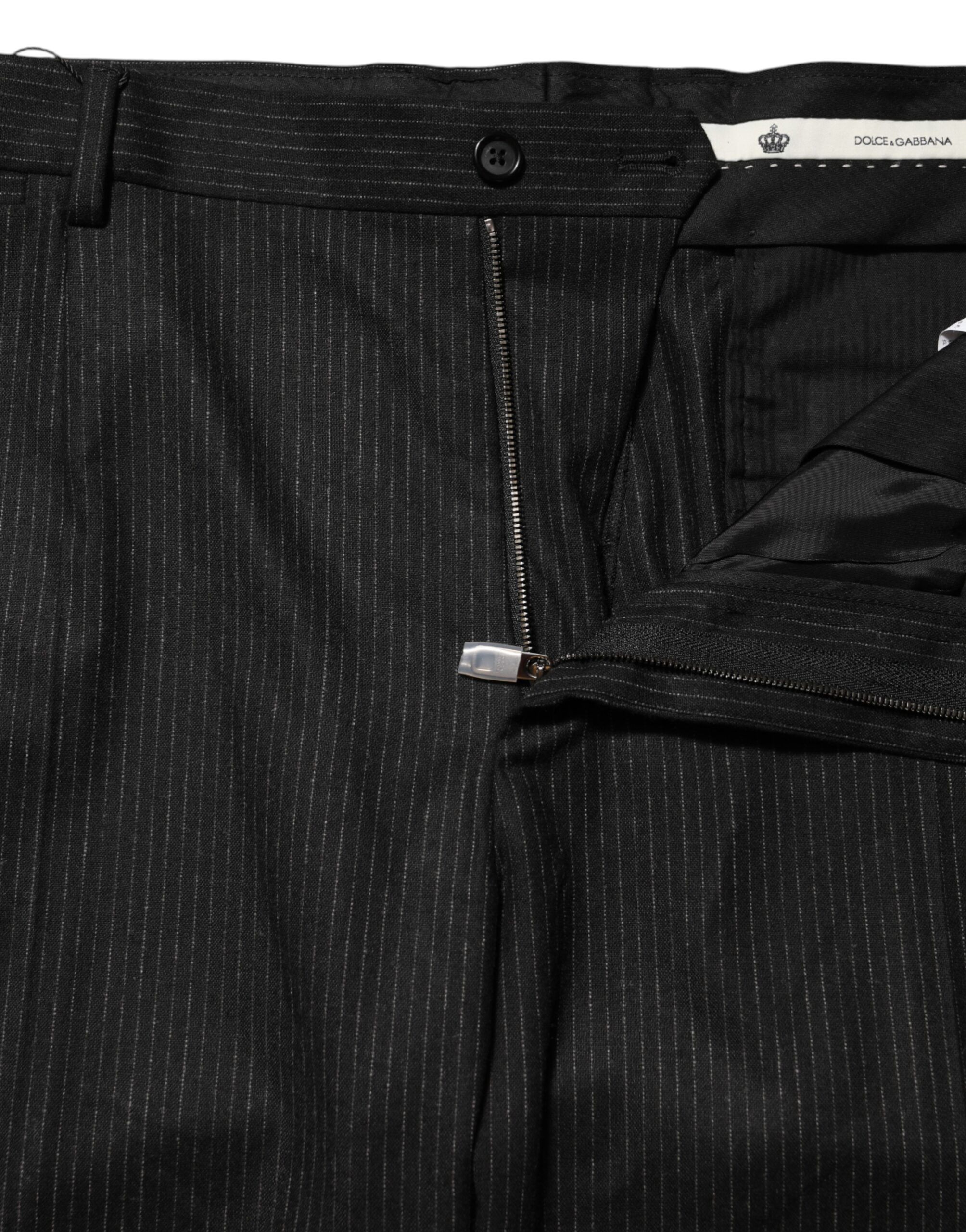 Cotton Mid Waist Dress Trouser Men's Pants - Dolce & Gabbana - Modalova