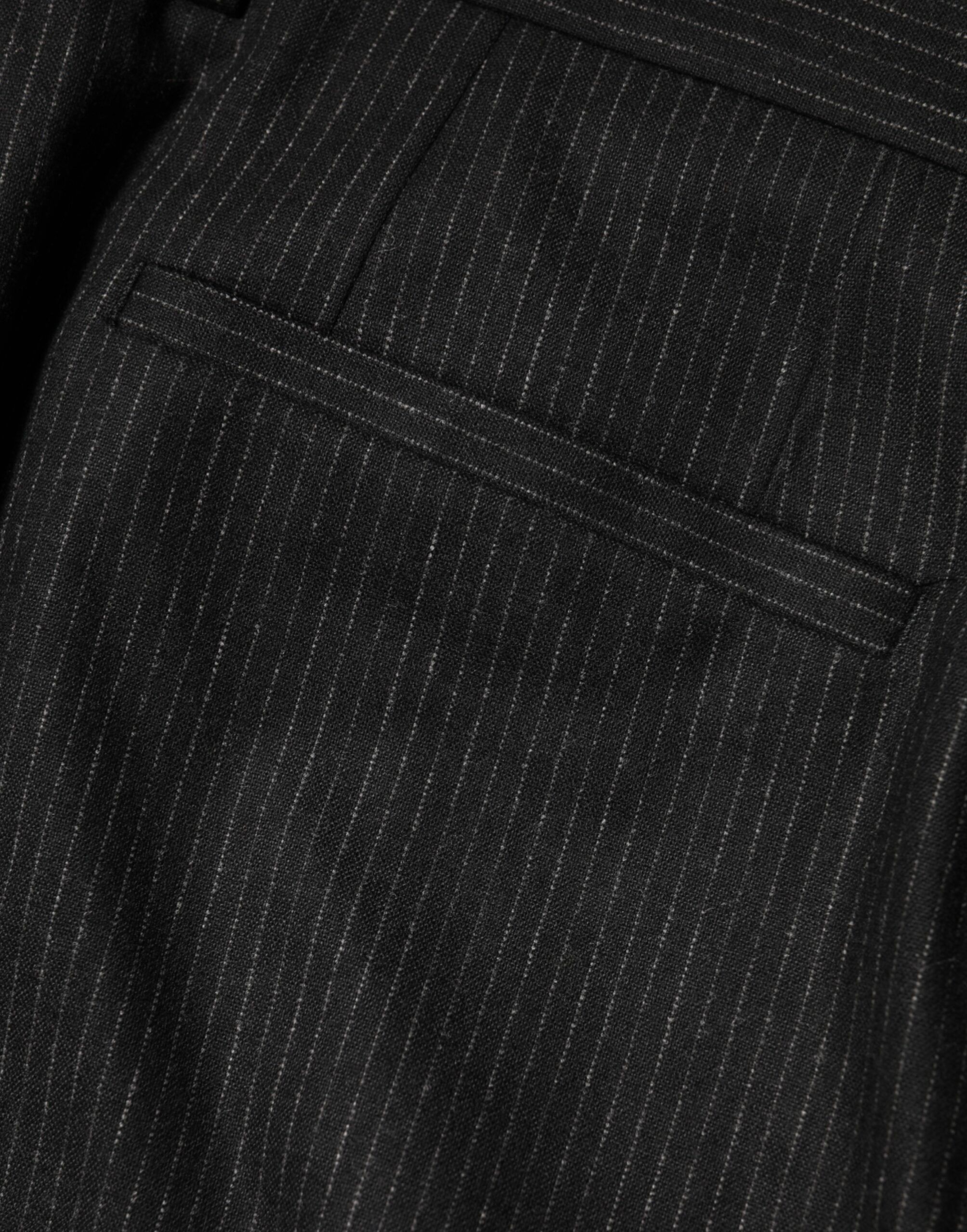 Cotton Mid Waist Dress Trouser Men's Pants - Dolce & Gabbana - Modalova