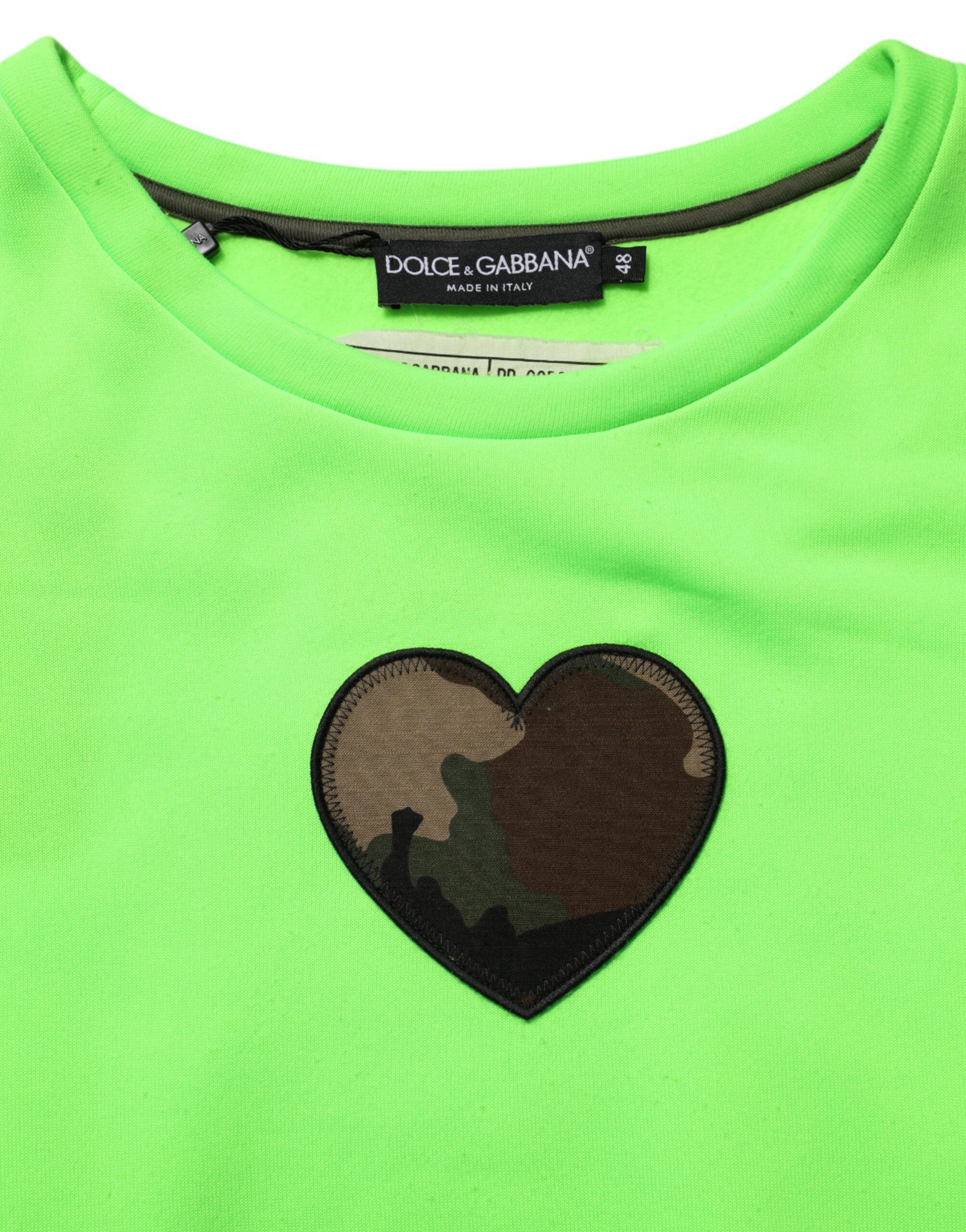 Patchwork Heart Men Sweatshirt Men's Sweater (Pre-Owned) - Dolce & Gabbana - Modalova