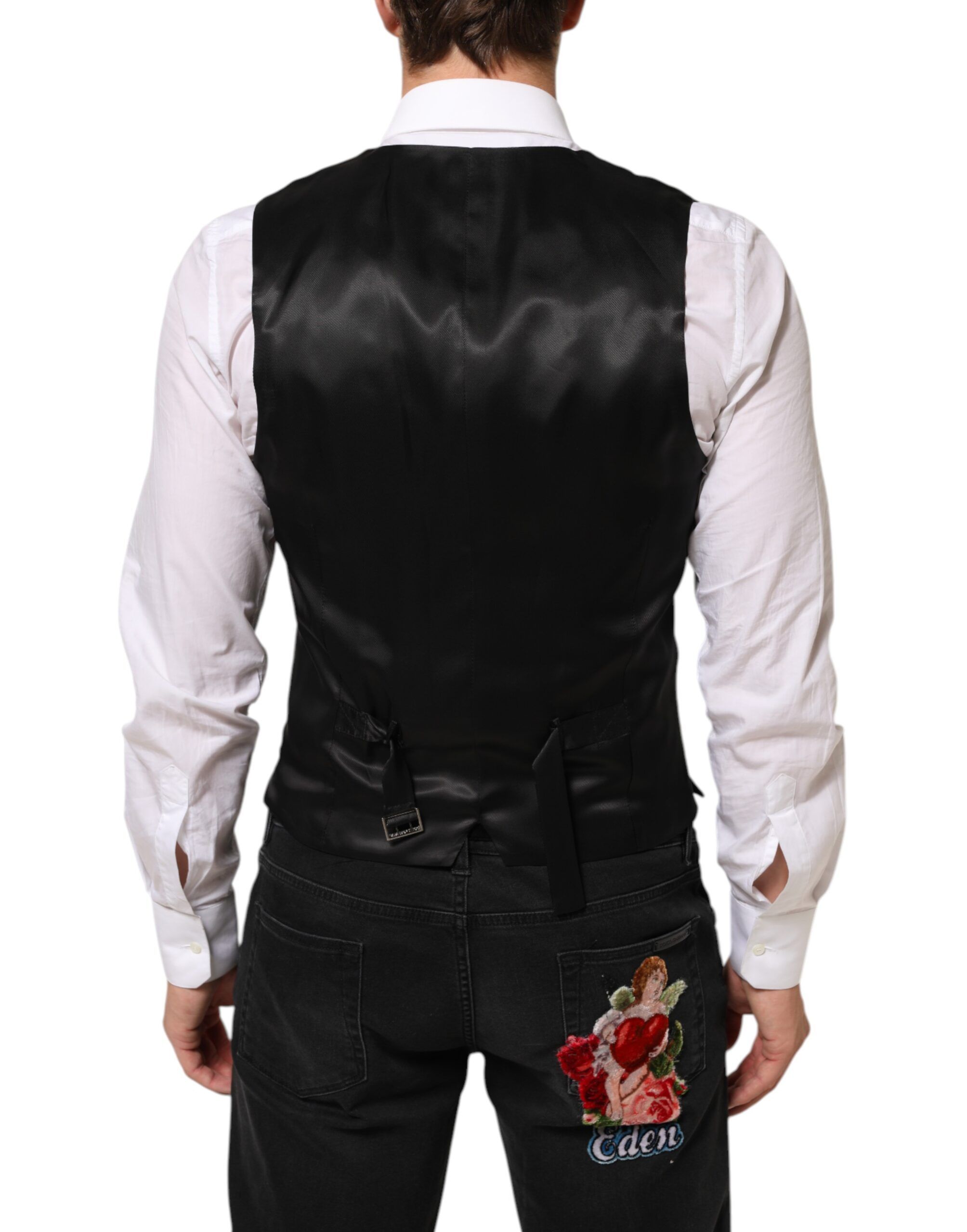 Wool Dress Formal Men Waistcoat Men's Vest - Dolce & Gabbana - Modalova