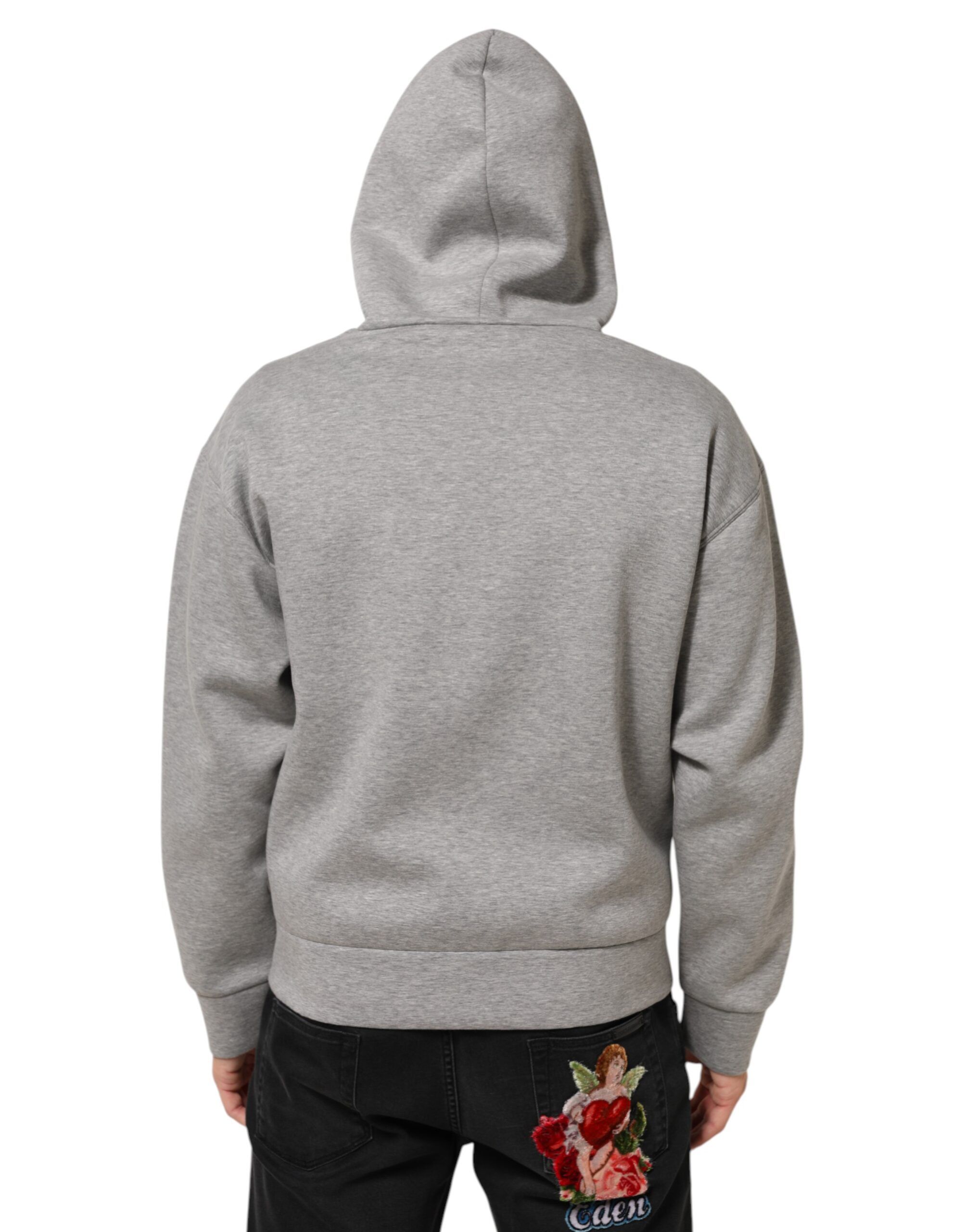 Logo Cotton Hooded Sweatshirt Men's Sweater (Pre-Owned) - Dolce & Gabbana - Modalova