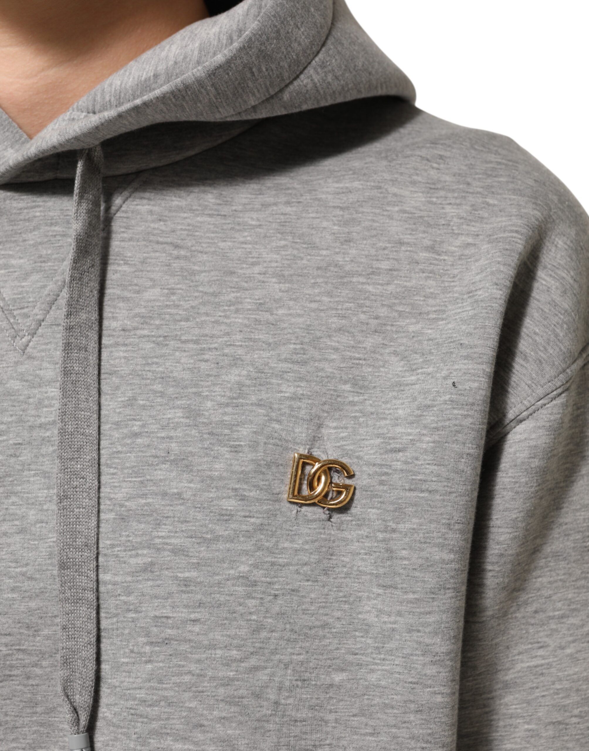 Logo Cotton Hooded Sweatshirt Men's Sweater (Pre-Owned) - Dolce & Gabbana - Modalova