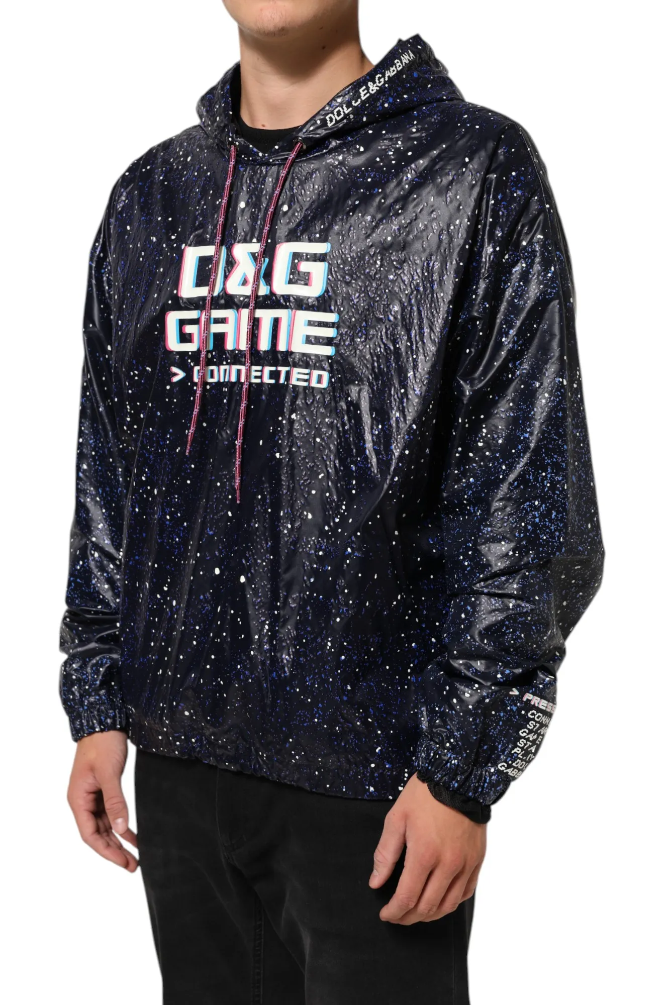 D&G Game Hooded Men Sweatshirt Men's Sweater - Dolce & Gabbana - Modalova