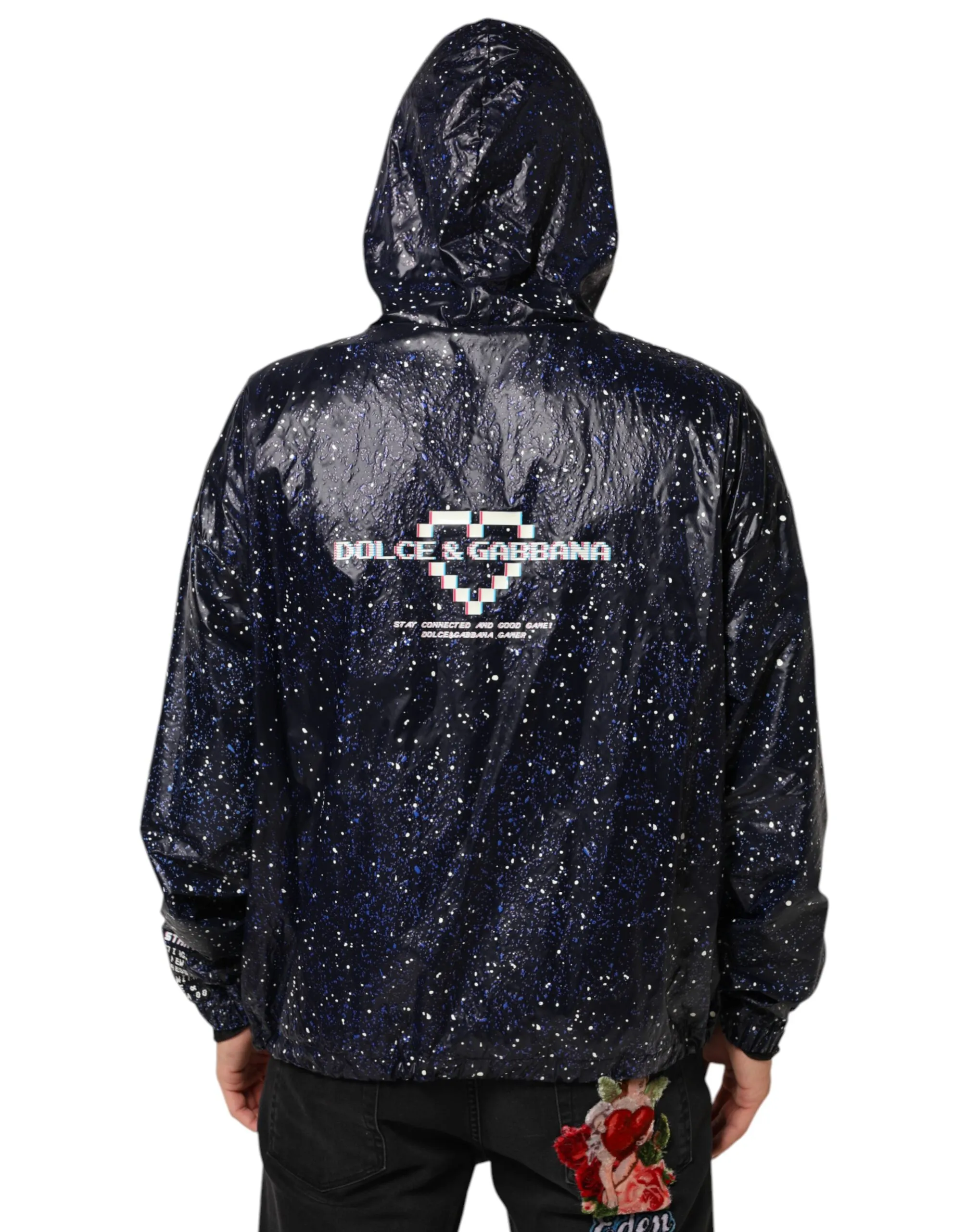 D&G Game Hooded Men Sweatshirt Men's Sweater - Dolce & Gabbana - Modalova