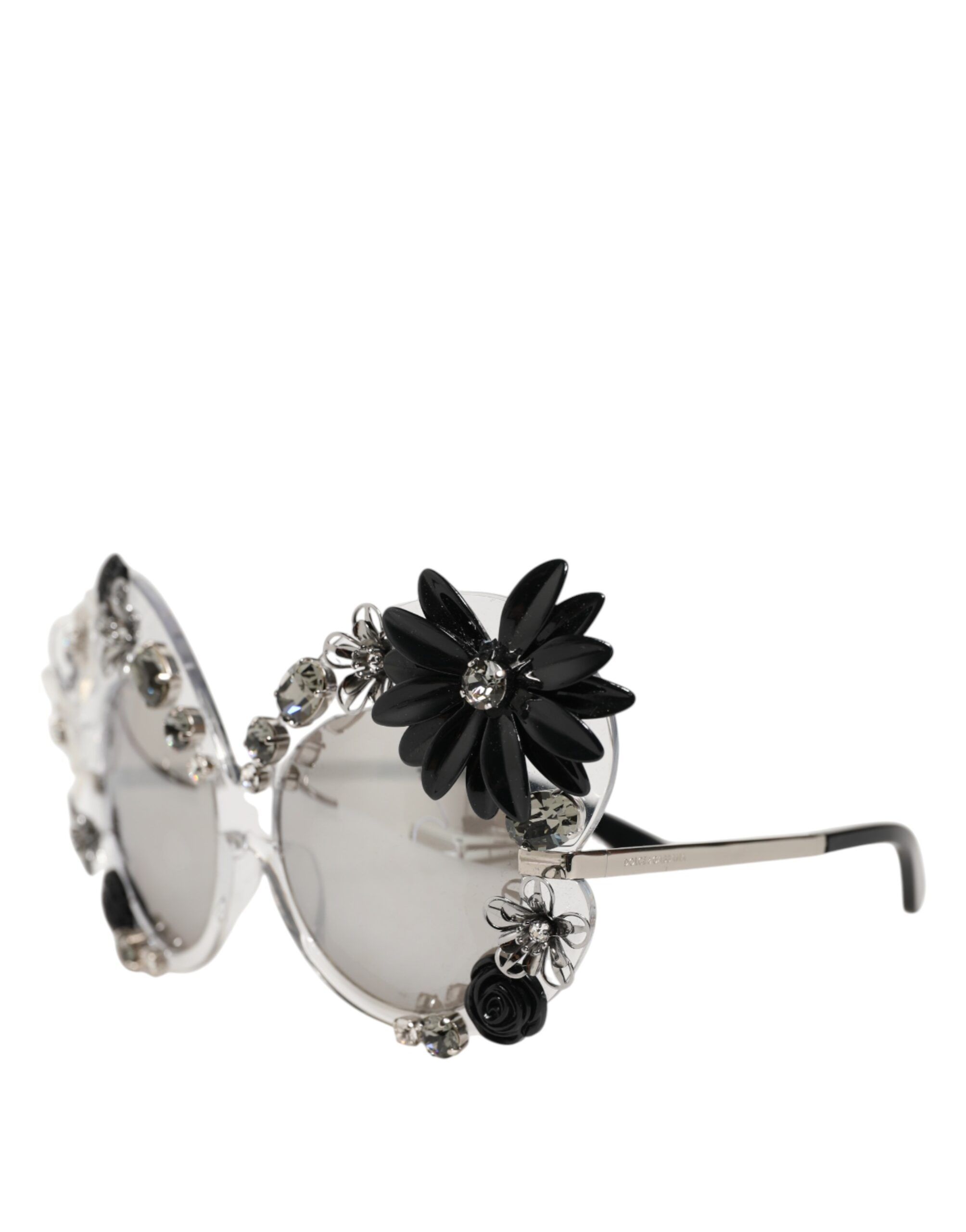 DG4292 Round Crystal Flowers Women's Sunglasses (Pre-Owned) - Dolce & Gabbana - Modalova