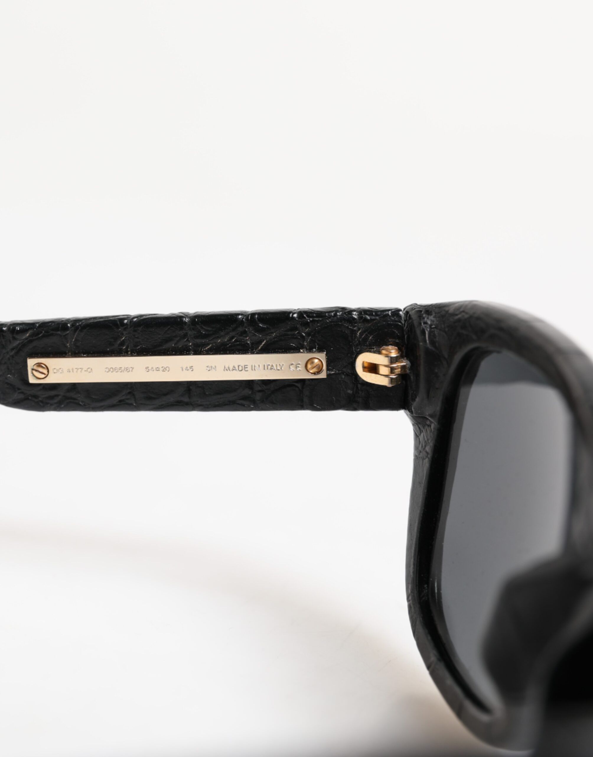DG4177 Leather Frame Tinted Lens Women's Sunglasses - Dolce & Gabbana - Modalova