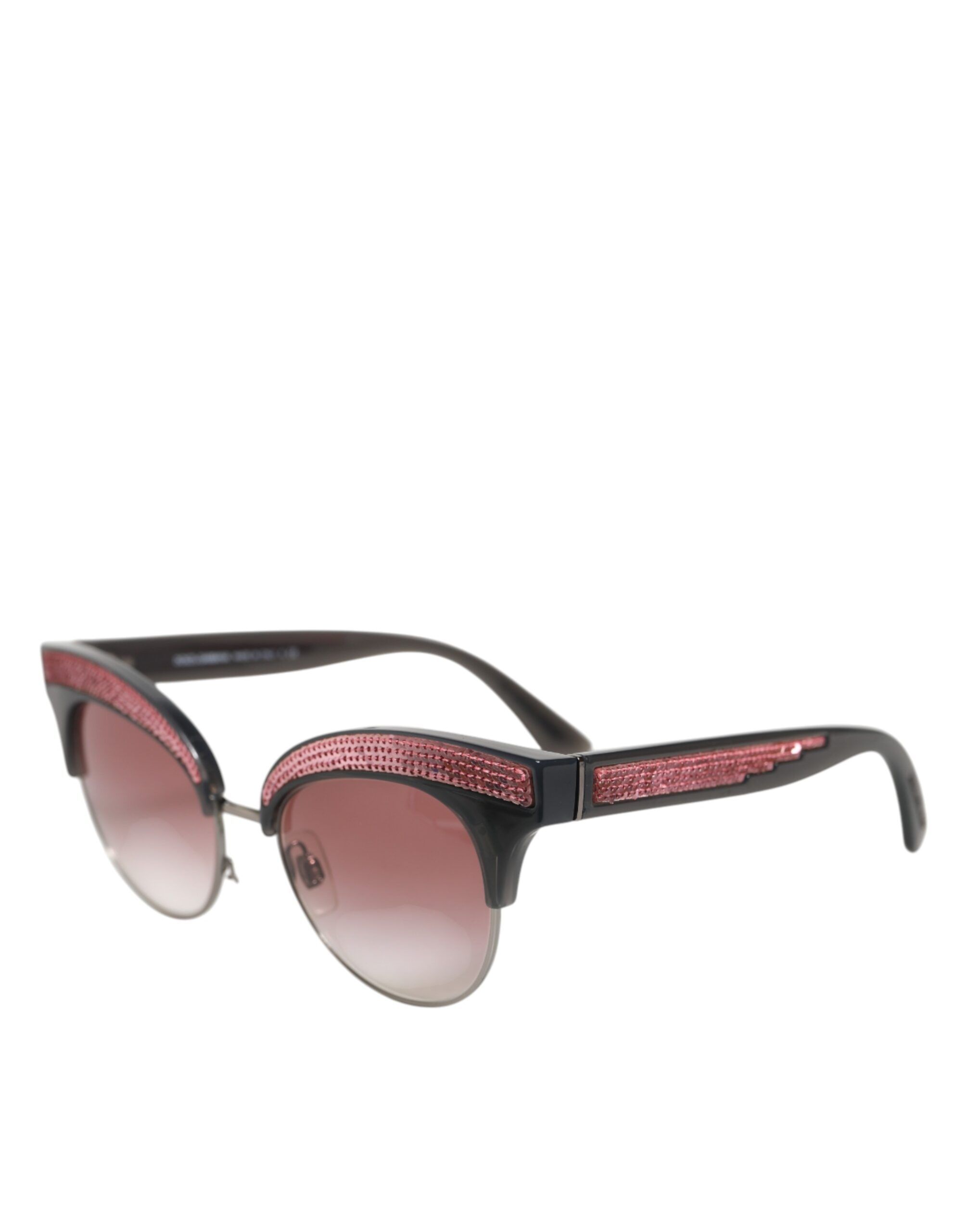 Pink Mirrored Cat Eye Sequined Women's Sunglasses (Pre-Owned) - Dolce & Gabbana - Modalova