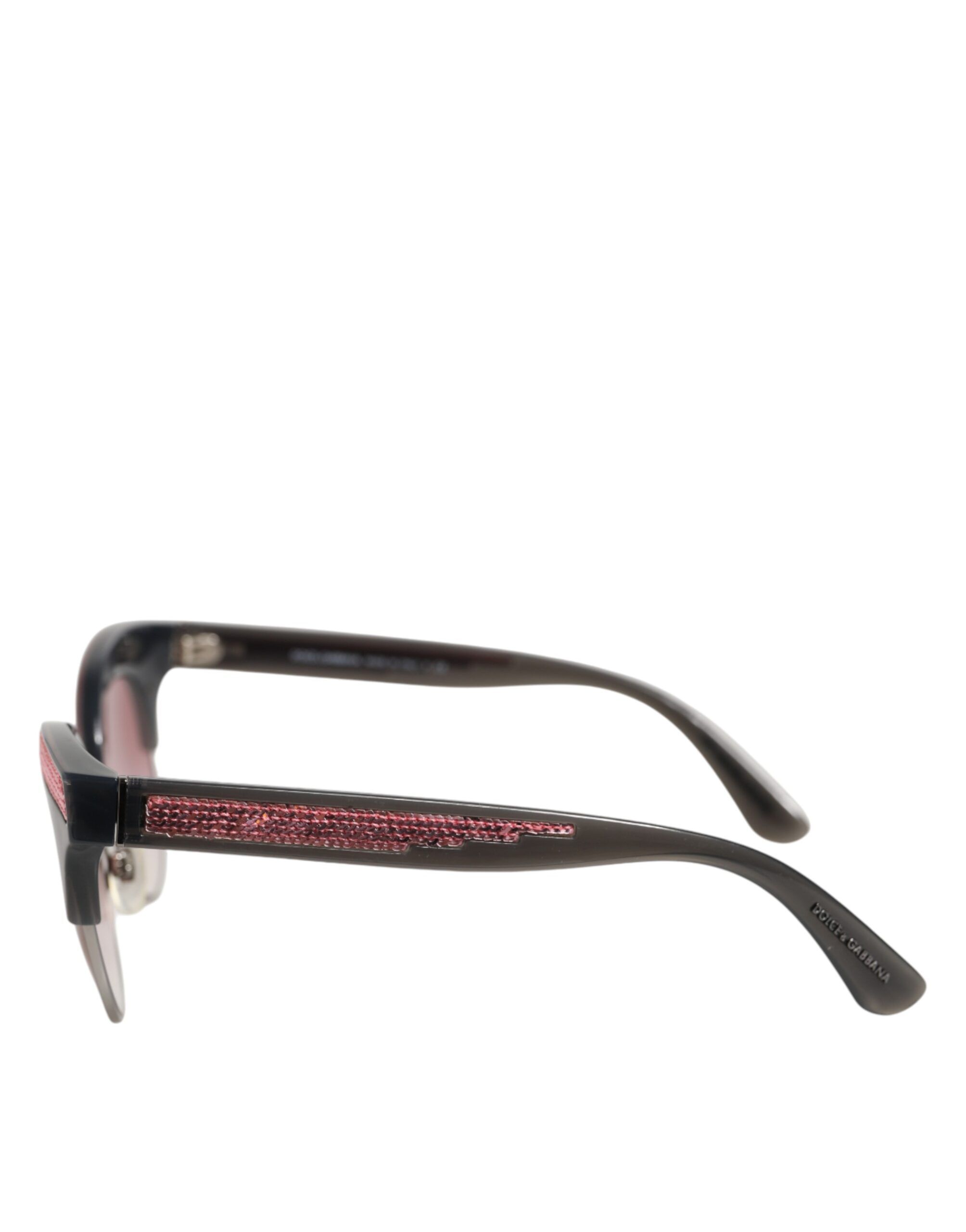 Pink Mirrored Cat Eye Sequined Women's Sunglasses (Pre-Owned) - Dolce & Gabbana - Modalova