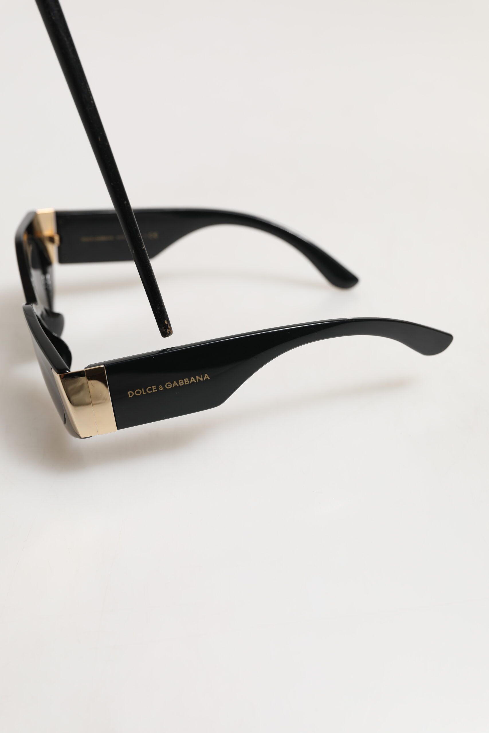 DG4396 Gray Gradient Irregular Frame Women's Sunglasses (Pre-Owned) - Dolce & Gabbana - Modalova