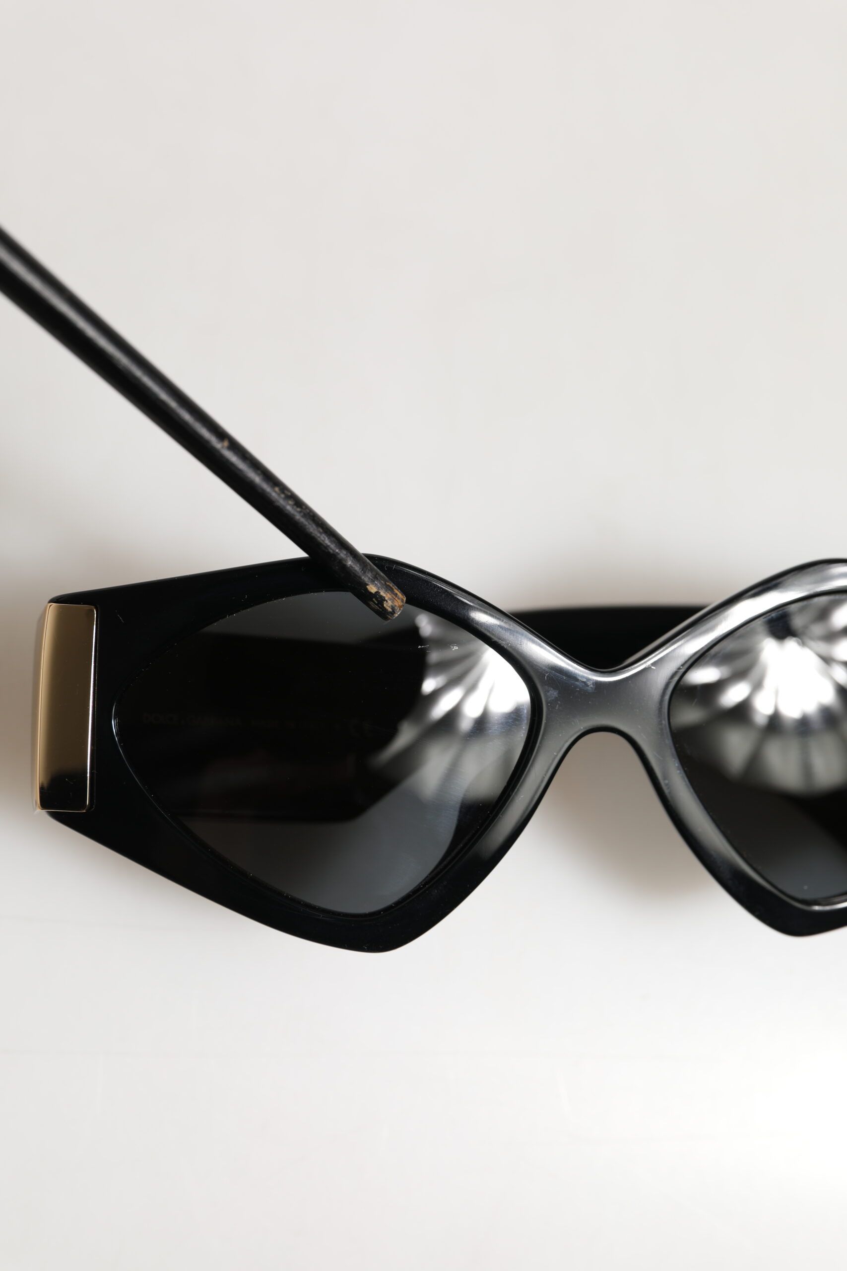 DG4396 Gray Gradient Irregular Frame Women's Sunglasses (Pre-Owned) - Dolce & Gabbana - Modalova