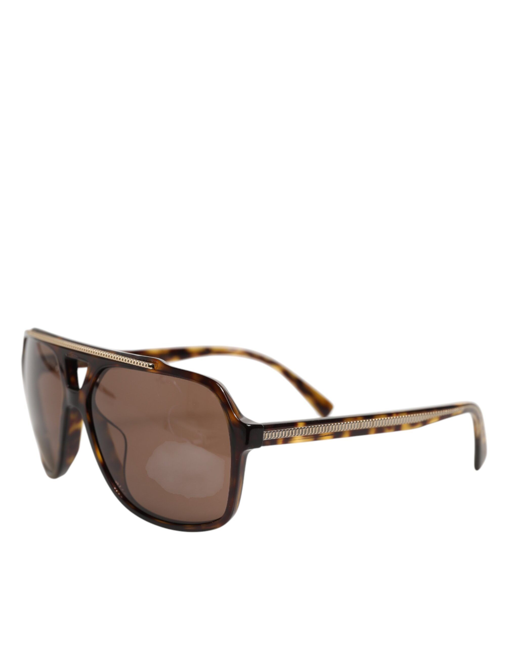 Dark Tortoise Shell Pilot Frame Women's Sunglasses (Pre-Owned) - Dolce & Gabbana - Modalova