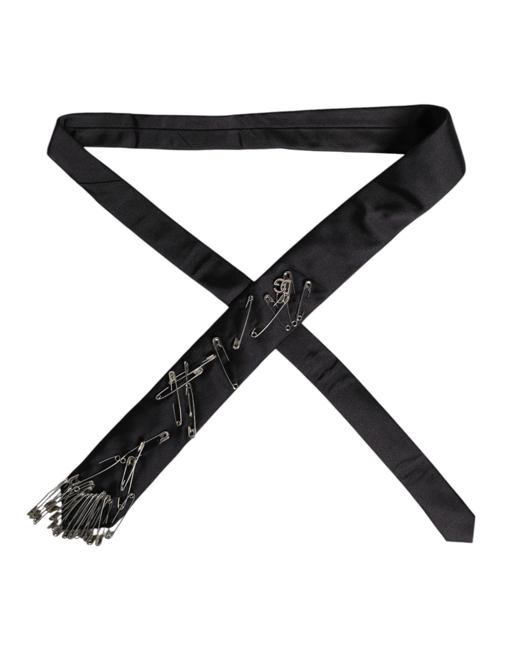 Safety Pins Silk Adjustable NeckMen's Accessory Men's Tie - Dolce & Gabbana - Modalova