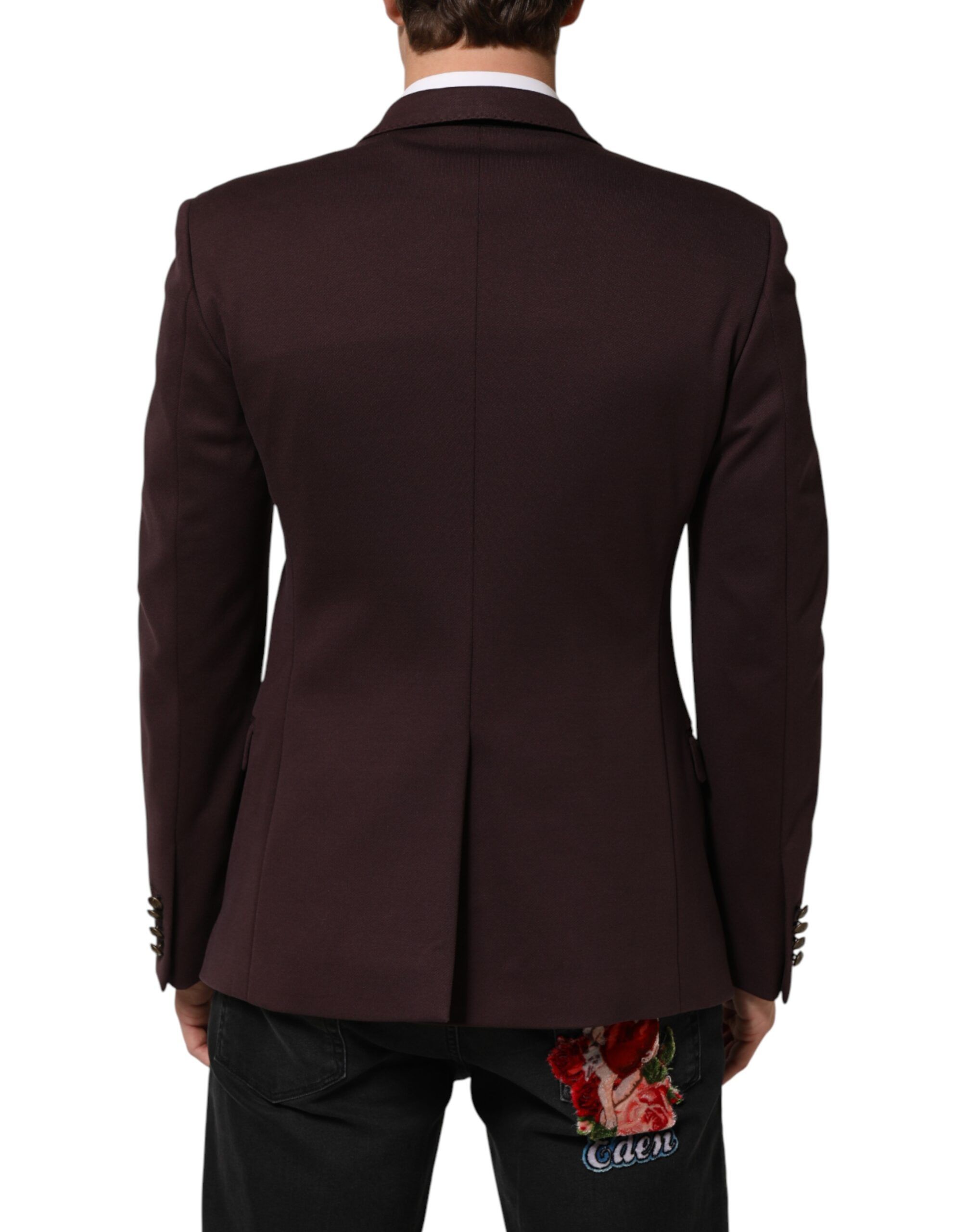 Cotton 2 Buttons Suit Jacket Men's Blazer - Dolce & Gabbana - Modalova