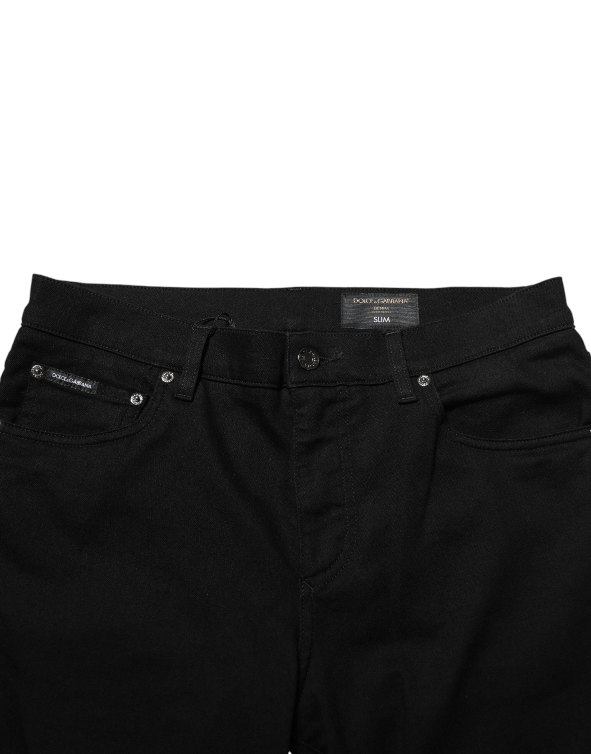 Cotton Stretch Slim Fit Men Denim Men's Jeans - Dolce & Gabbana - Modalova
