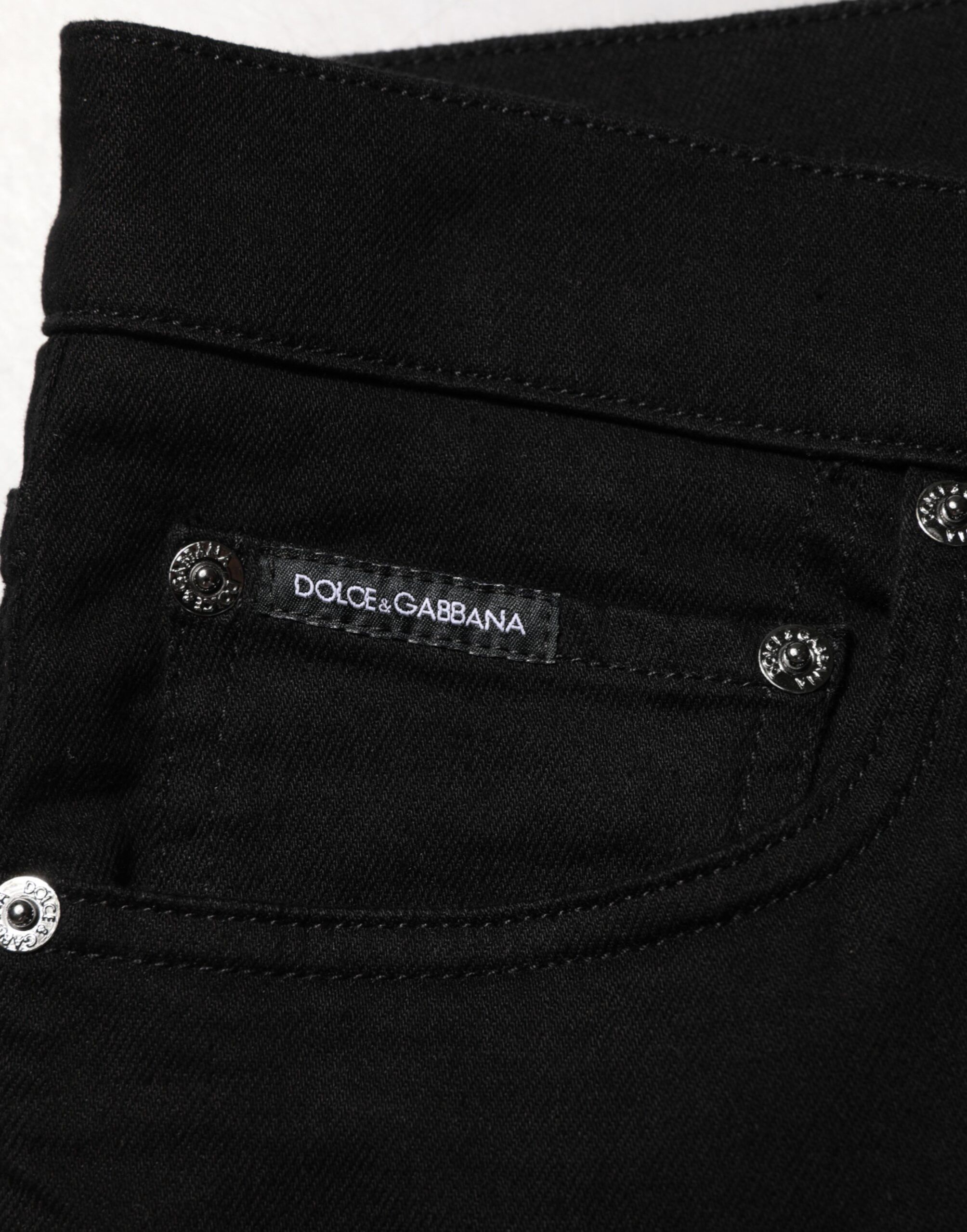 Cotton Stretch Slim Fit Men Denim Men's Jeans - Dolce & Gabbana - Modalova