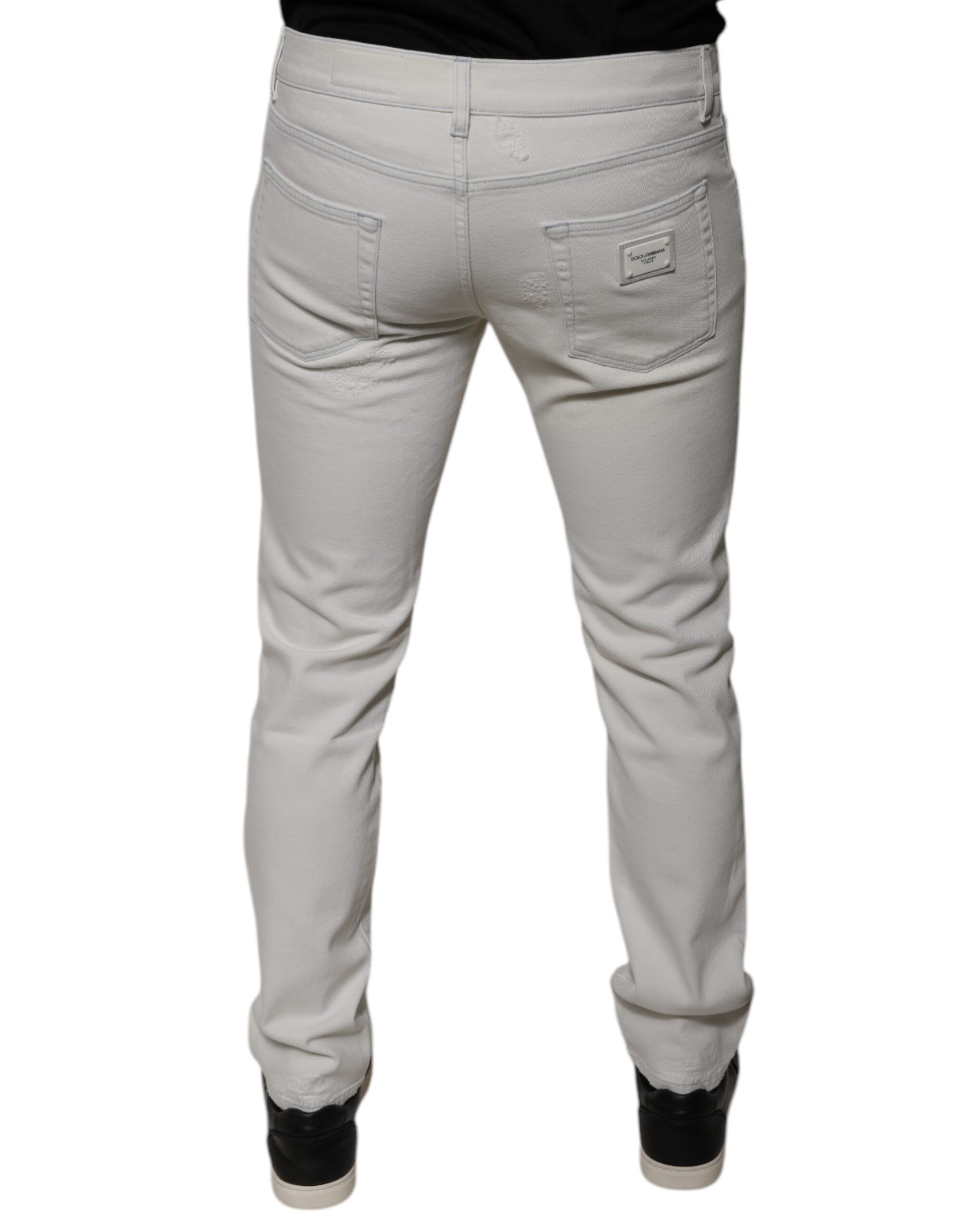 Cotton Stretch Skinny Men Denim Men's Jeans - Dolce & Gabbana - Modalova