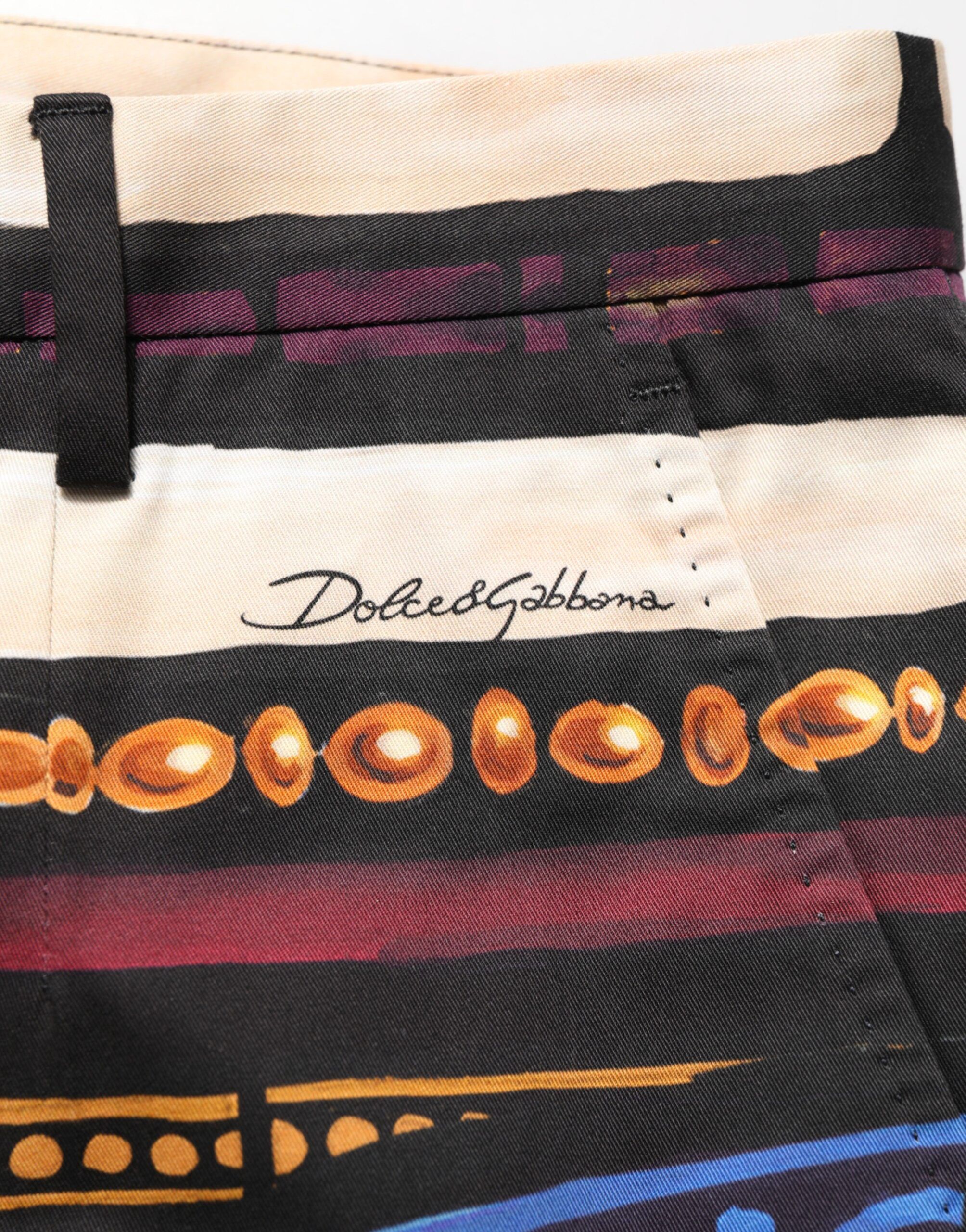 Julias Ceasar Print Tapered Men's Pants - Dolce & Gabbana - Modalova