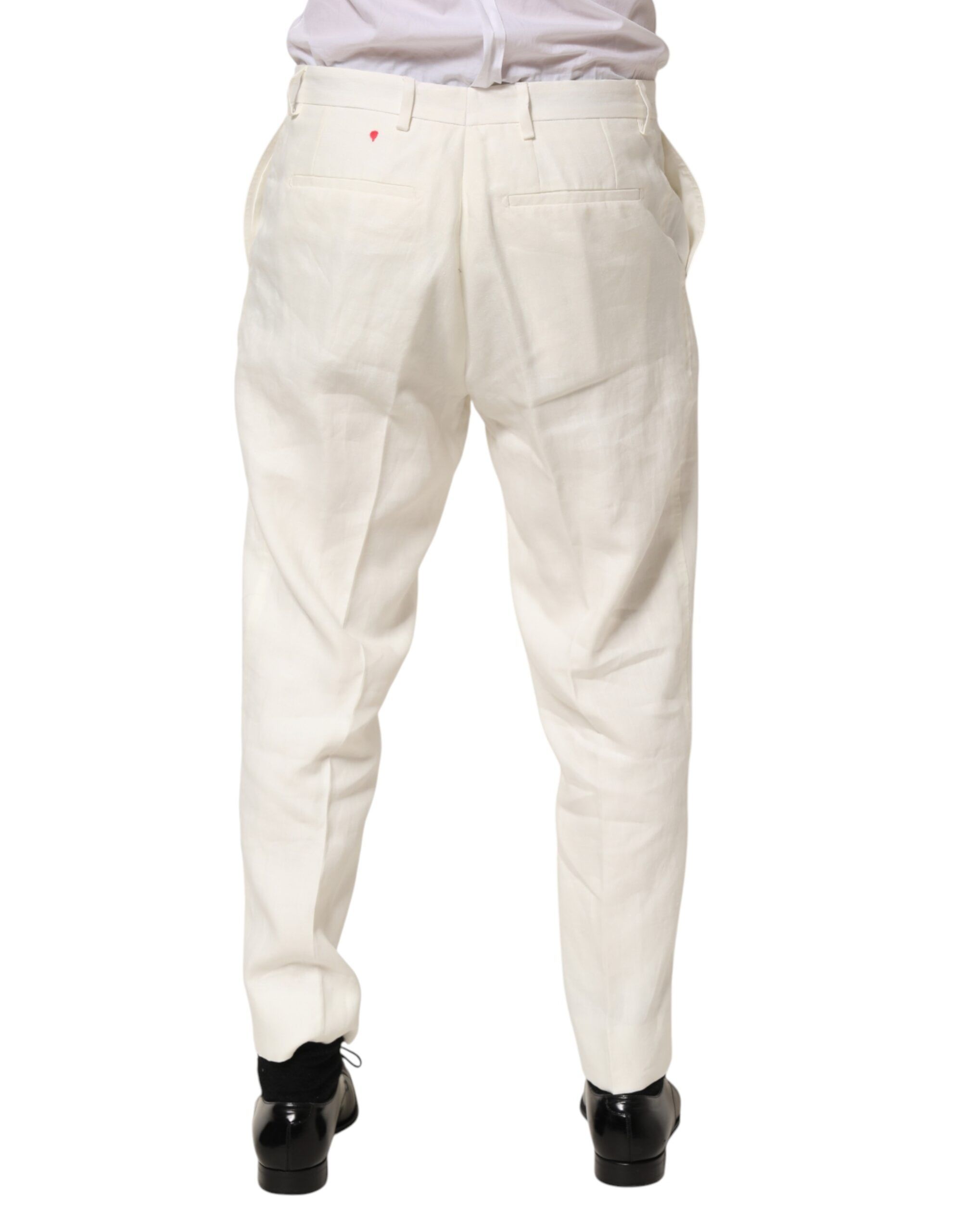 Linen Formal Dress Men Trouser Men's Pants (Pre-Owned) - Dolce & Gabbana - Modalova