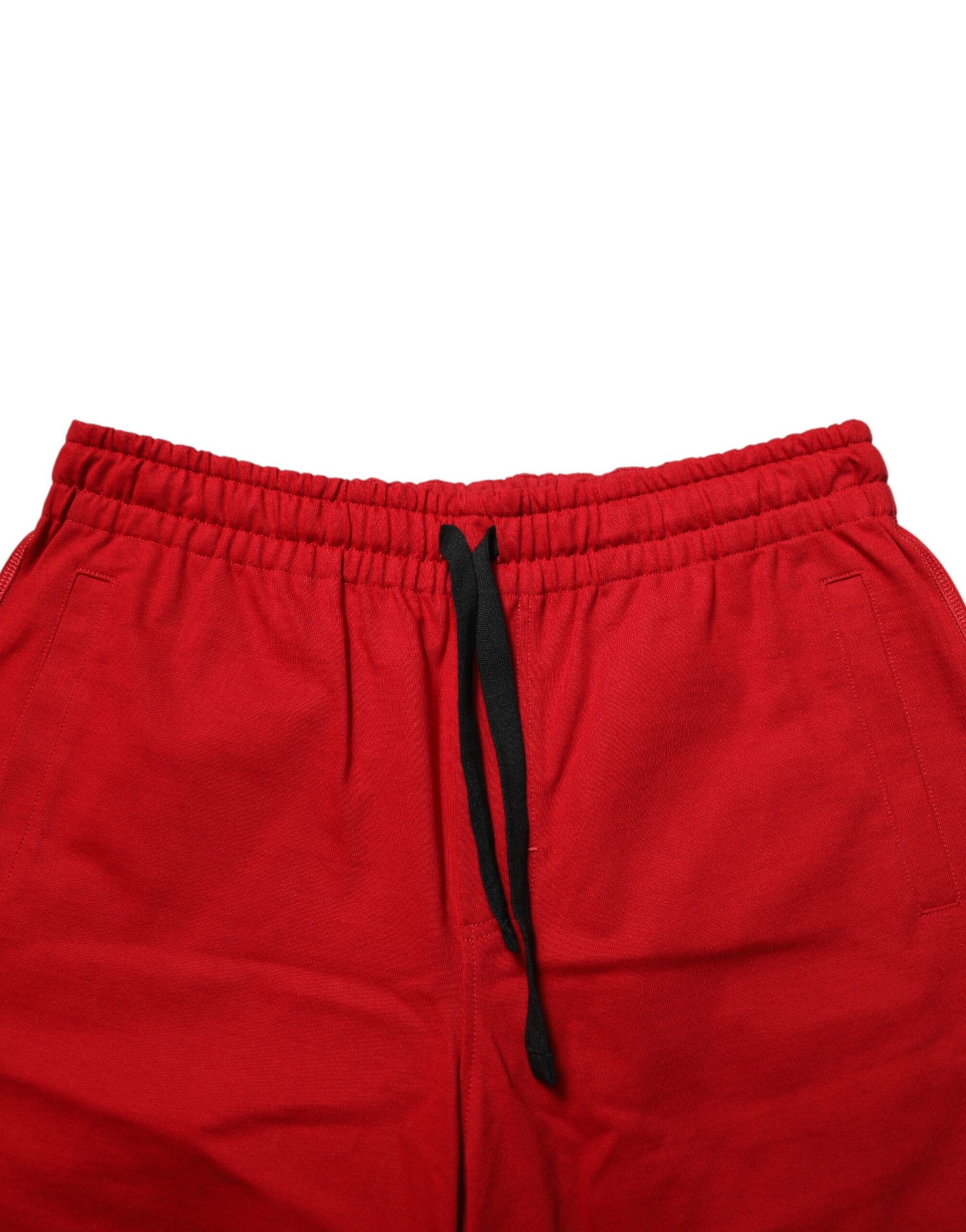 Cotton MidWaist Drawstring Bermuda Men's Pants - Dolce & Gabbana - Modalova