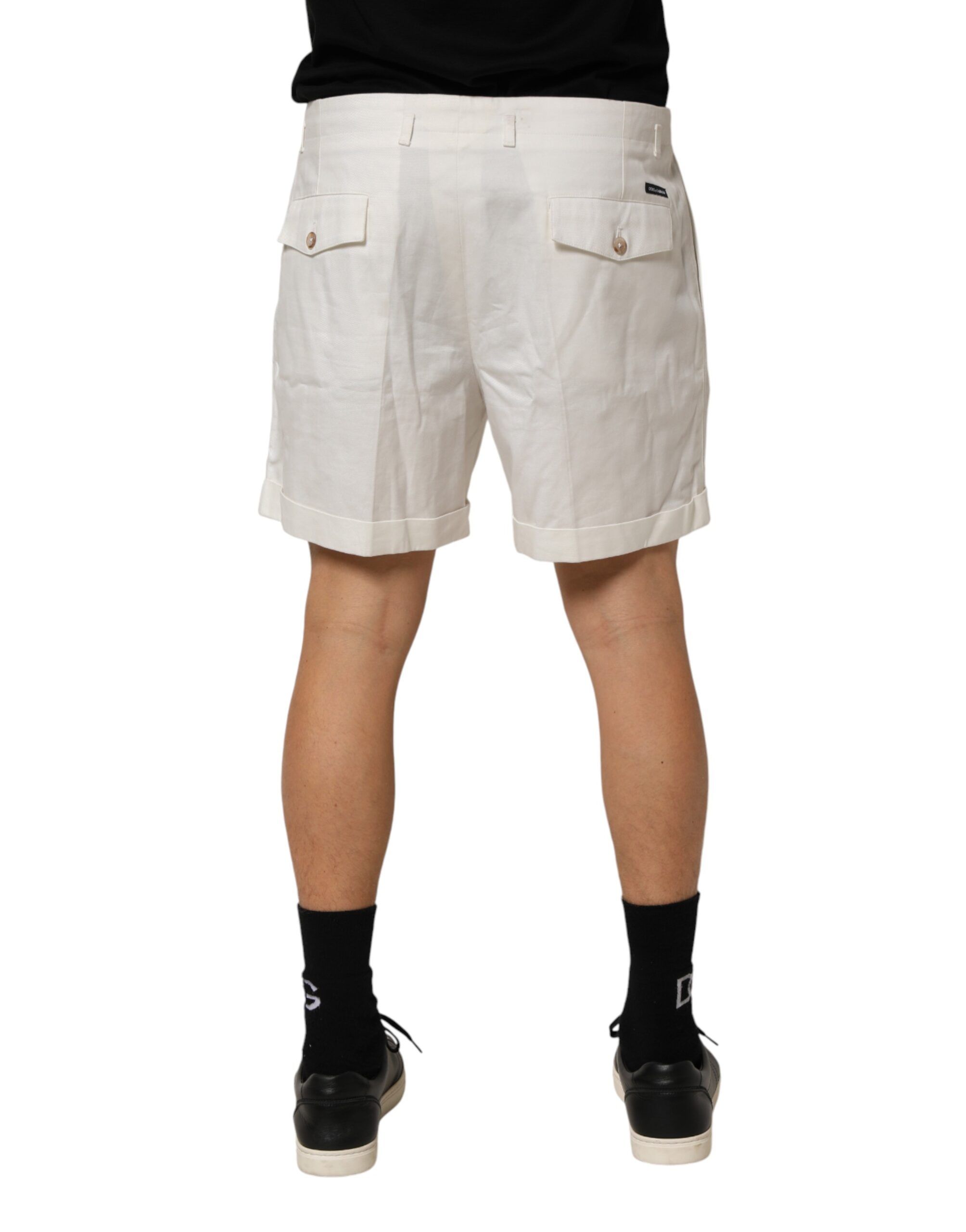 Cotton Mid Waist Men Bermuda Men's Shorts (Pre-Owned) - Dolce & Gabbana - Modalova