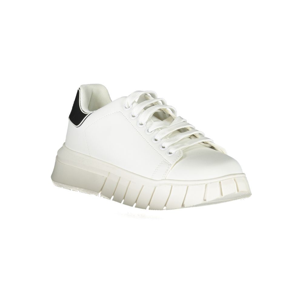 Bianco Polyurethane Men Men's Sneaker - Gaelle Paris - Modalova