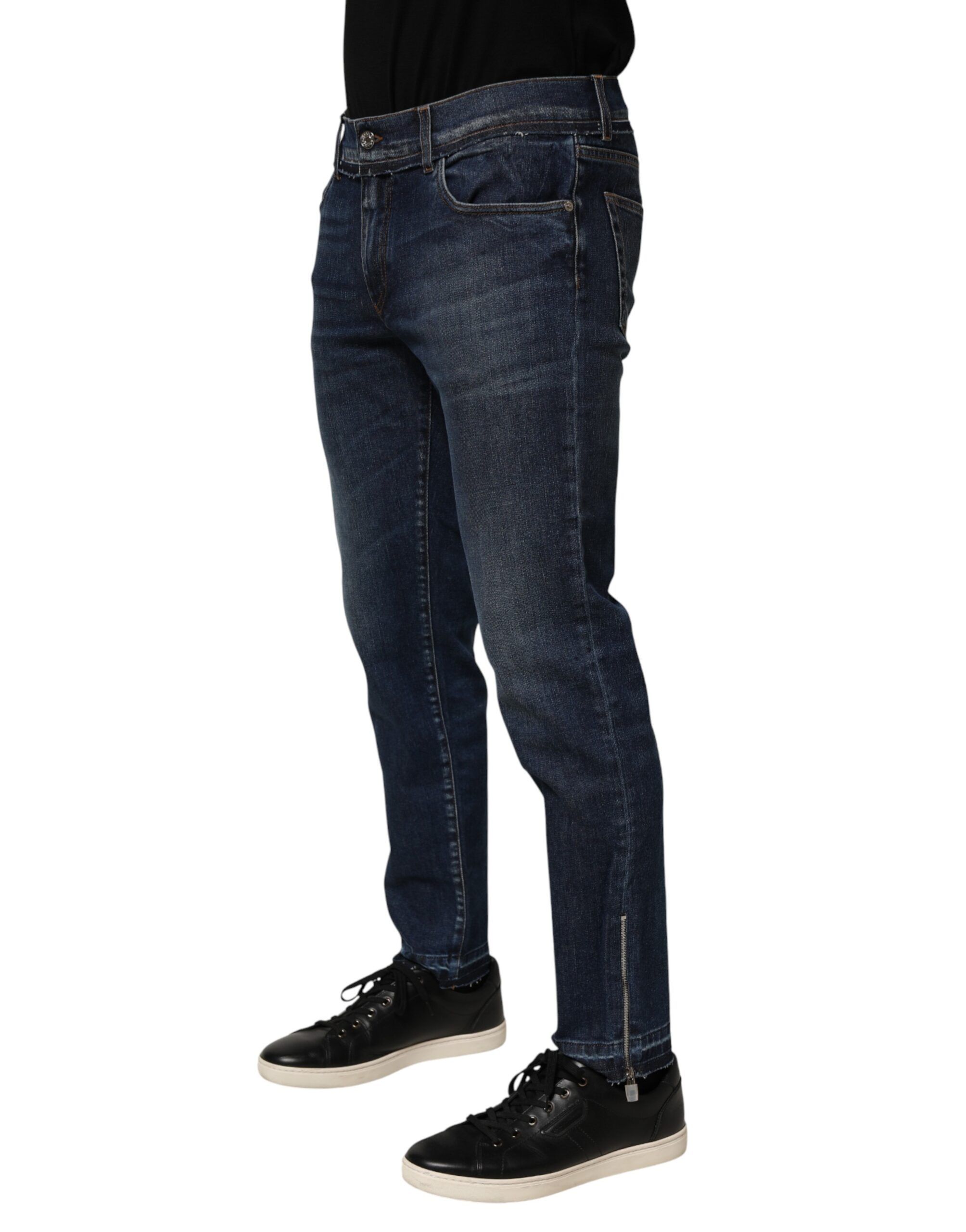 Cotton Stretch Skinny Men Denim Men's Jeans - Dolce & Gabbana - Modalova