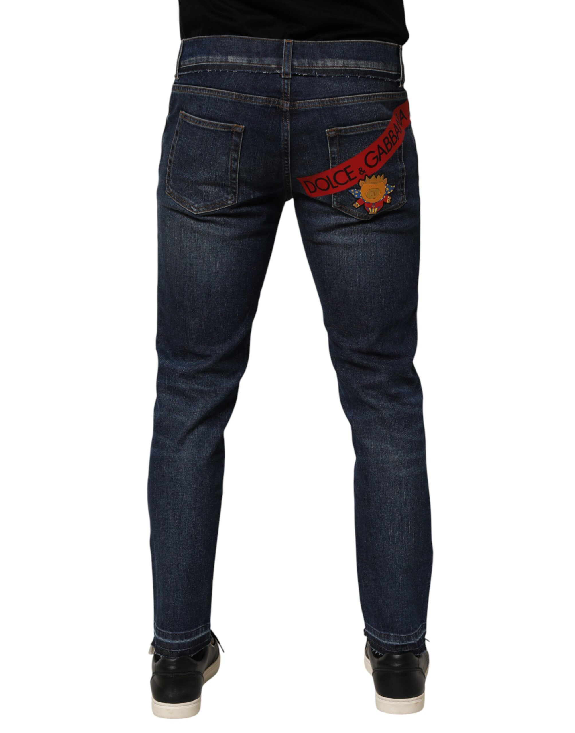 Cotton Stretch Skinny Men Denim Men's Jeans - Dolce & Gabbana - Modalova