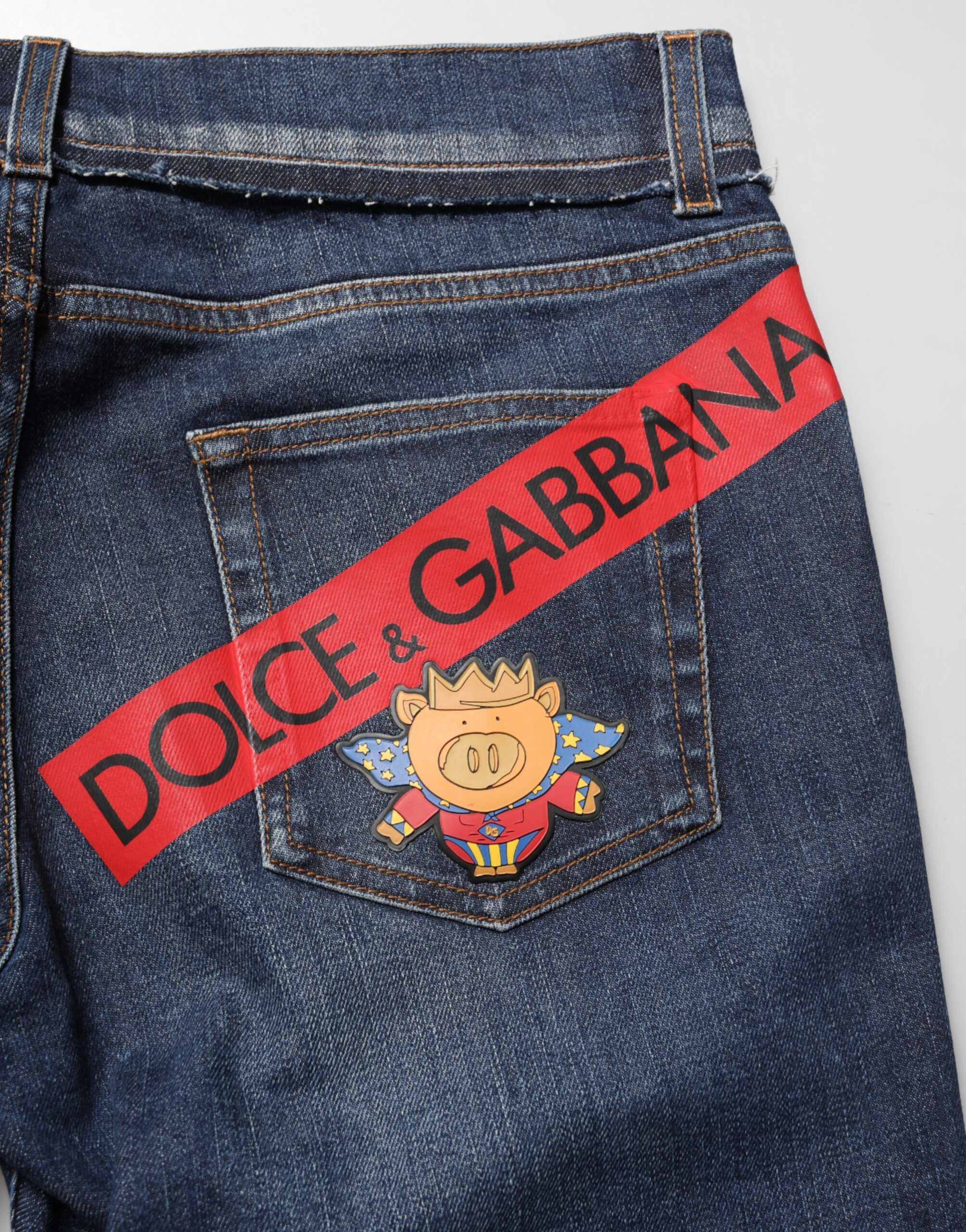 Cotton Stretch Skinny Men Denim Men's Jeans - Dolce & Gabbana - Modalova