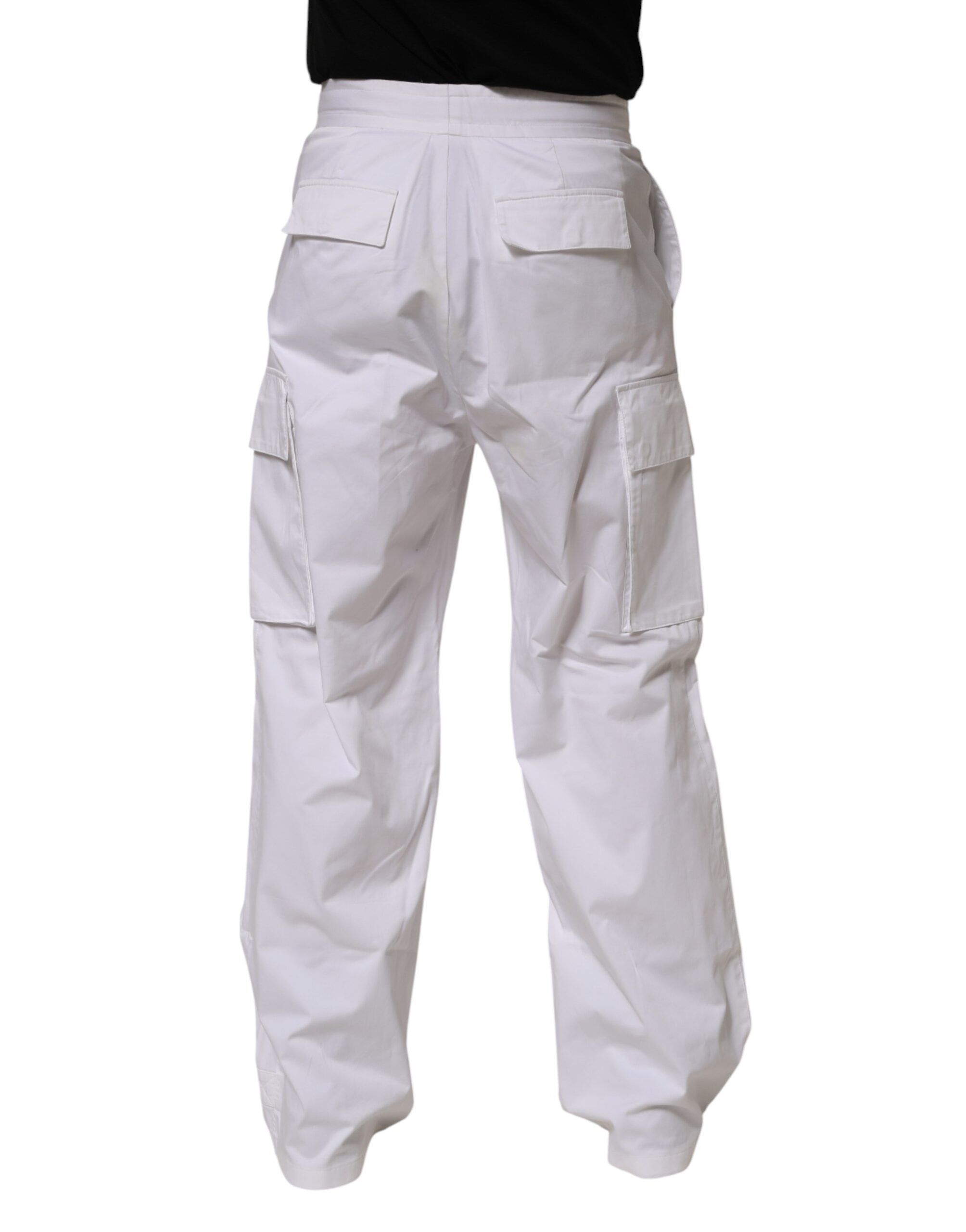 Linen Straight Cargo Men Trouser Men's Pants (Pre-Owned) - Dolce & Gabbana - Modalova