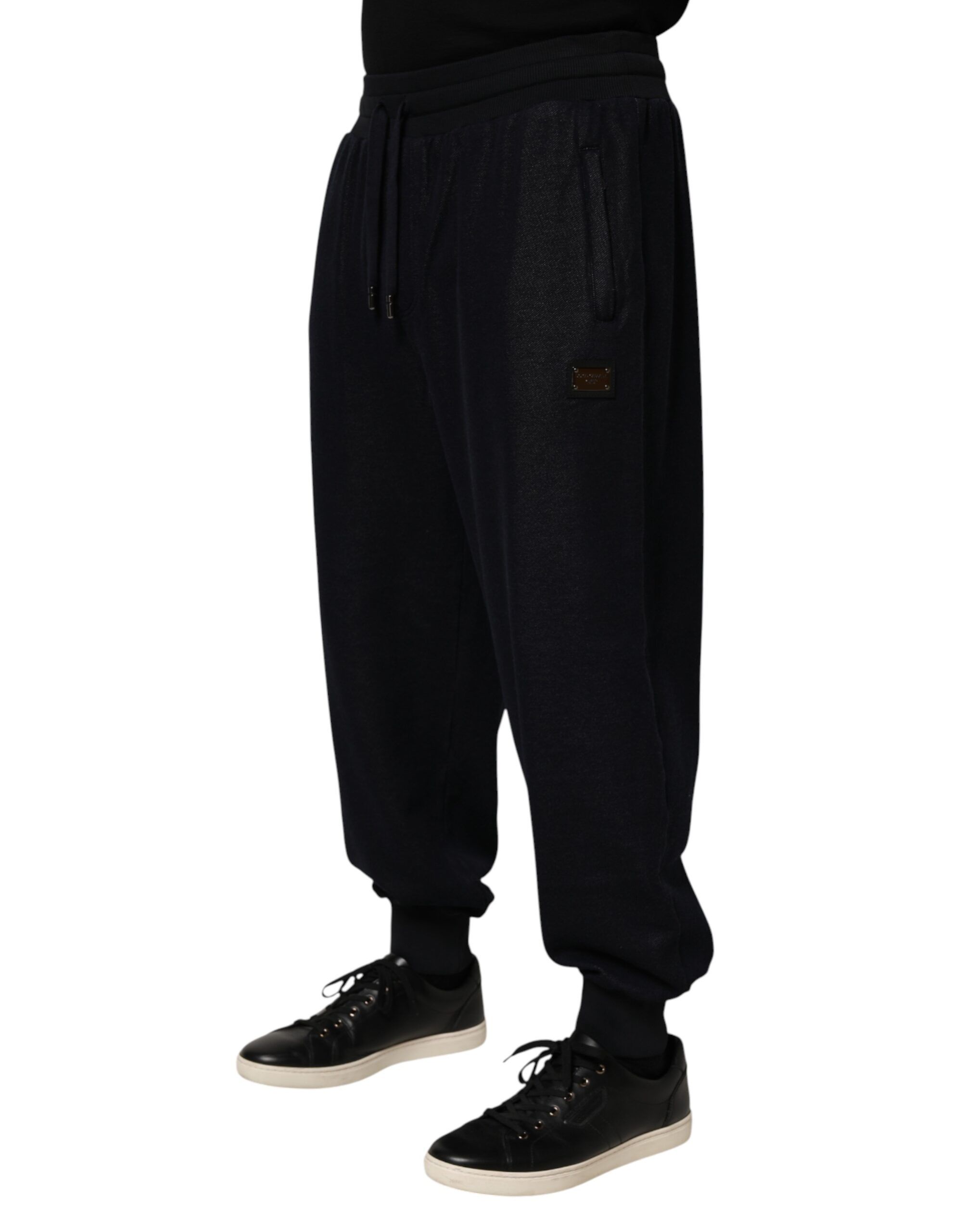 Cotton Blend Drawstring Jogger Jogger Men's Pants - Dolce & Gabbana - Modalova