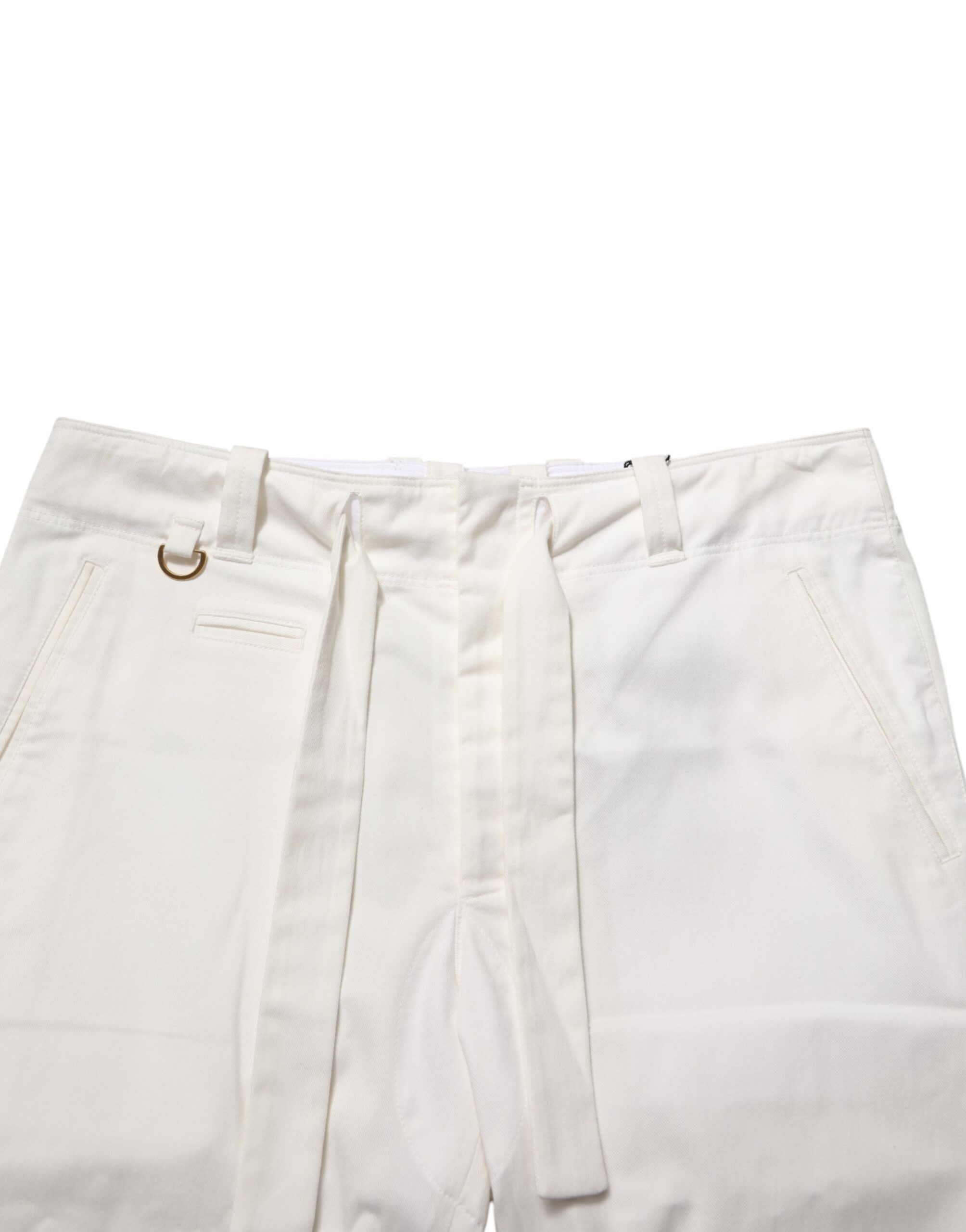Cotton Stretch Cropped Trouser Men's Pants - Dolce & Gabbana - Modalova