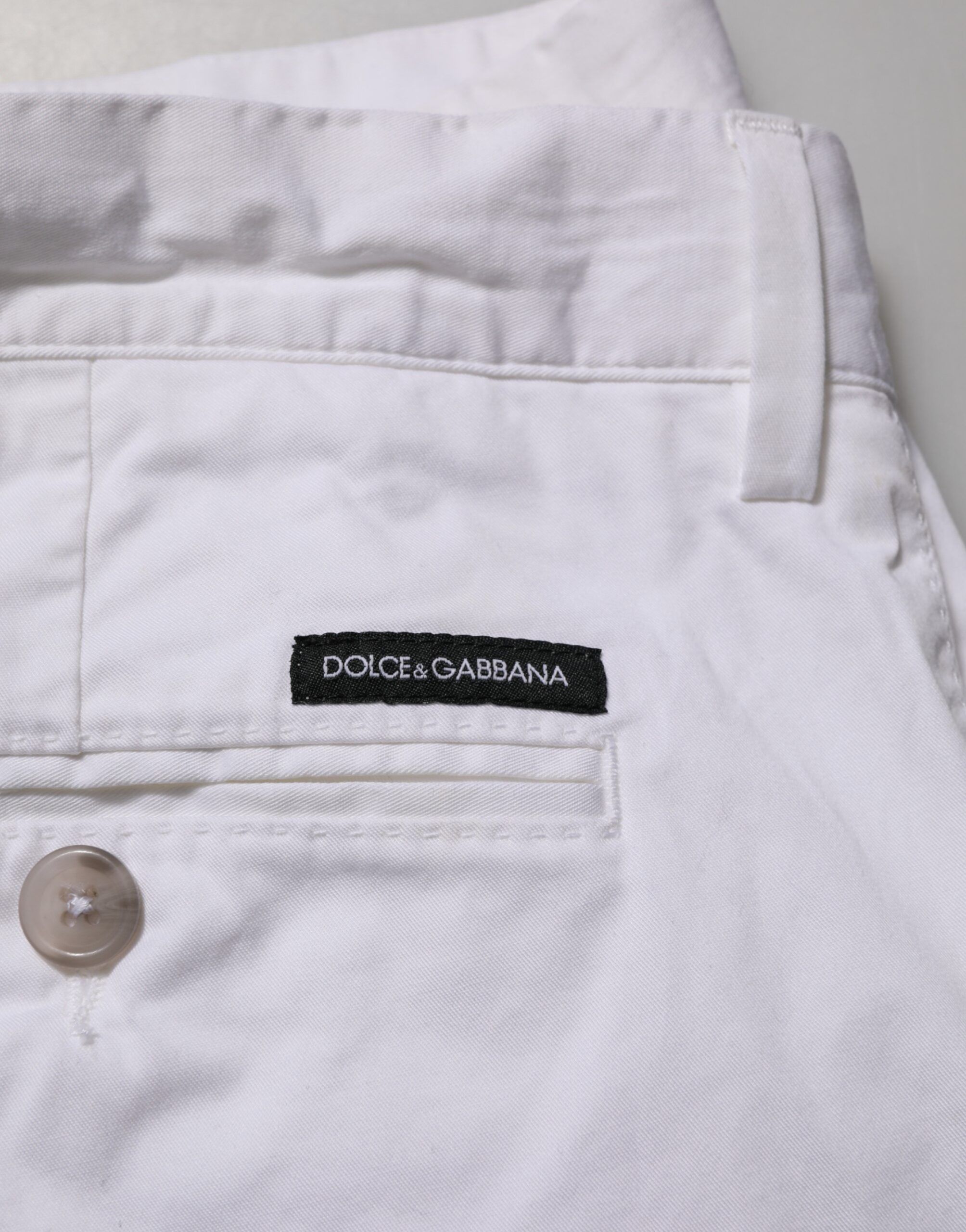 Cotton Stretch Men Bermuda Men's Pants (Pre-Owned) - Dolce & Gabbana - Modalova