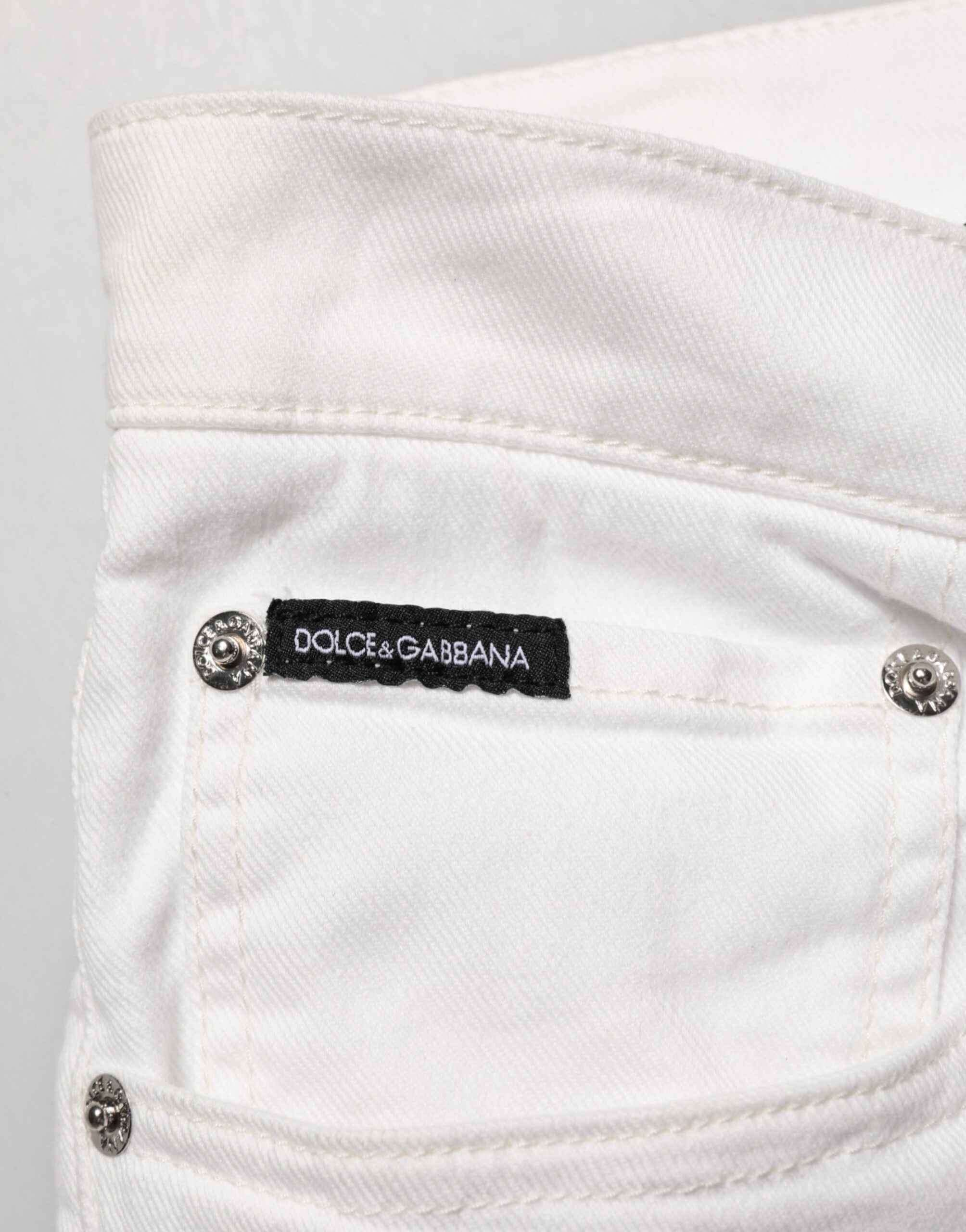 Graffiti Print Skinny GOLD Denim Men's Jeans (Pre-Owned) - Dolce & Gabbana - Modalova