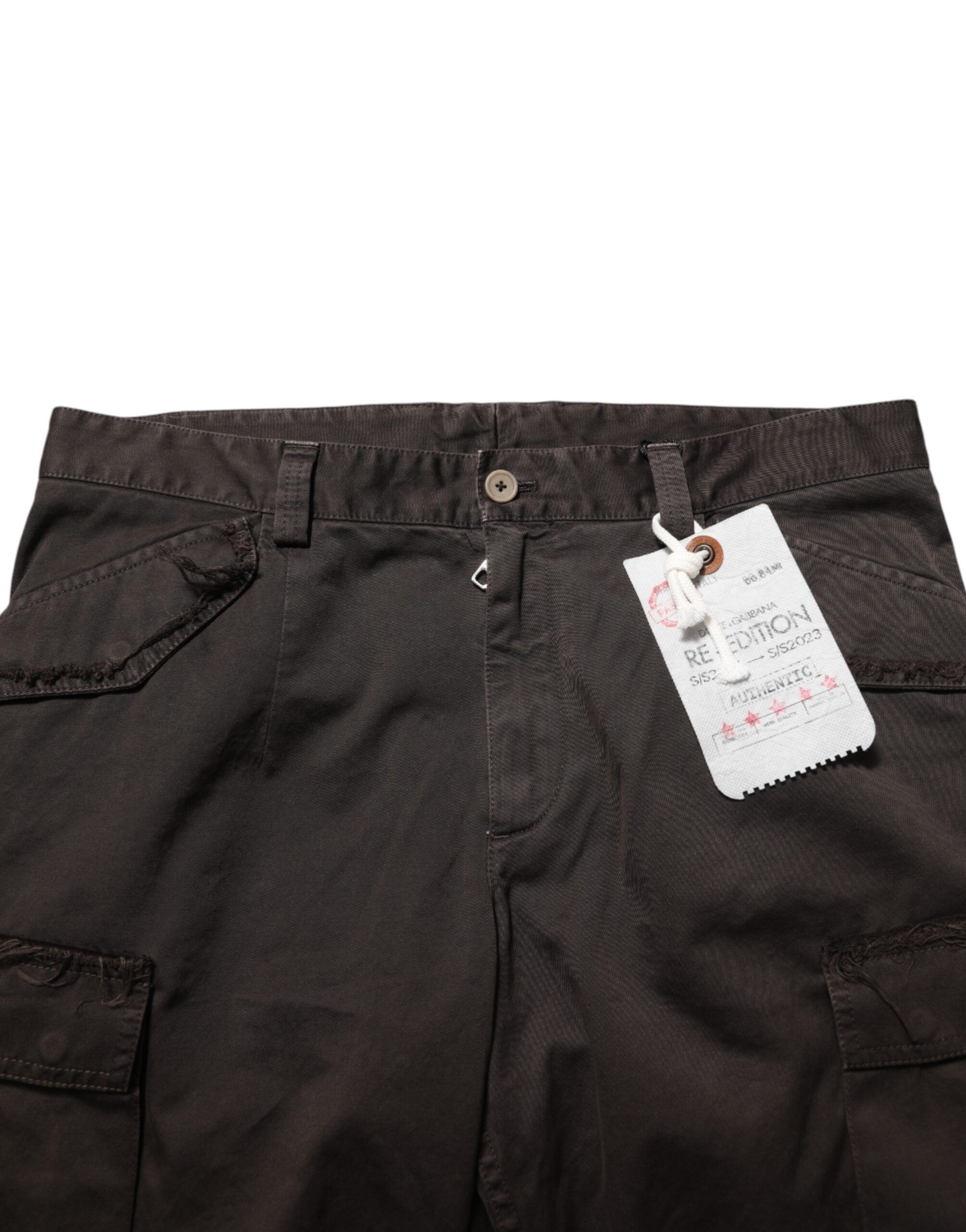 Re- Edition Cotton Men Cargo Men's Pants - Dolce & Gabbana - Modalova
