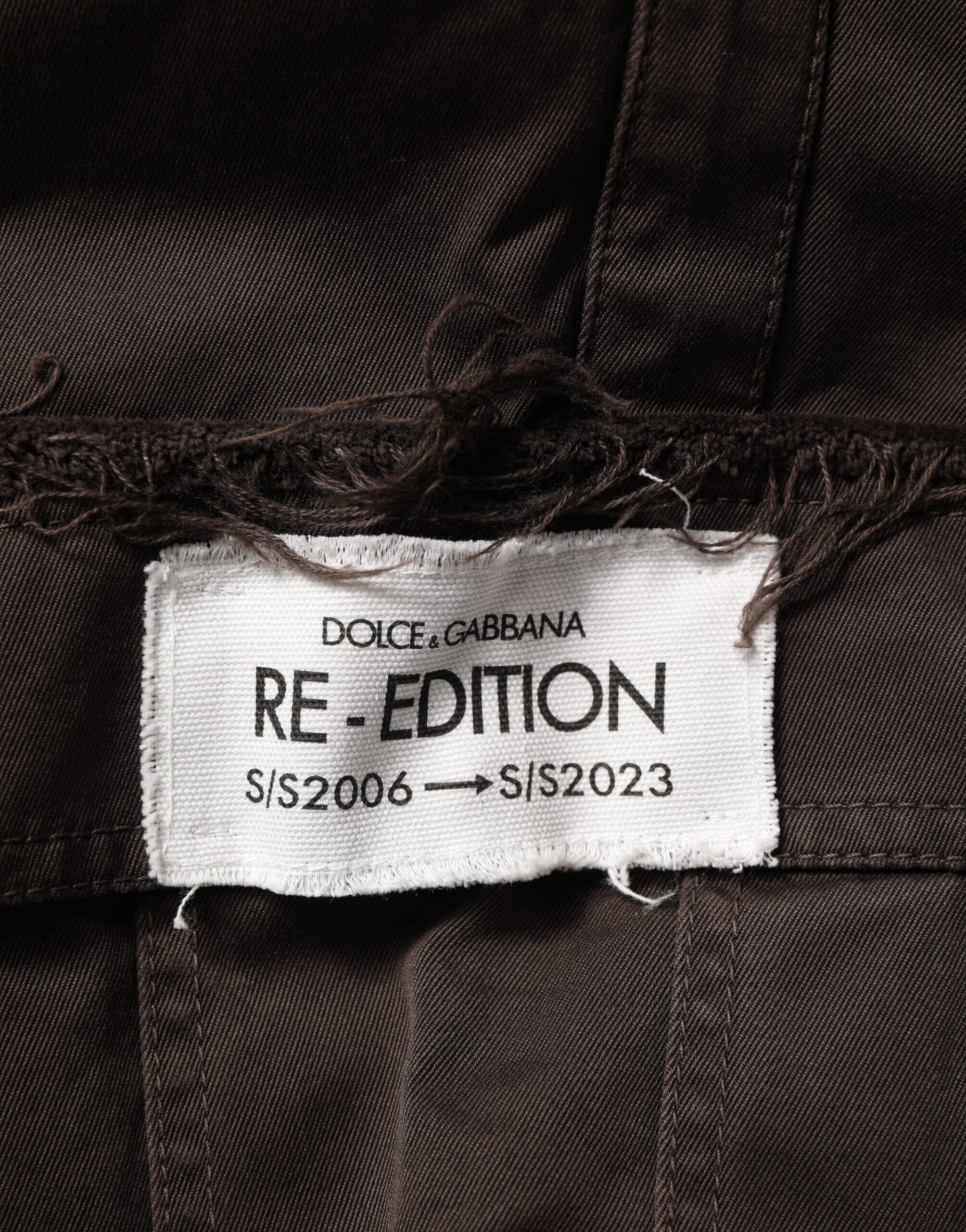 Re- Edition Cotton Men Cargo Men's Pants - Dolce & Gabbana - Modalova