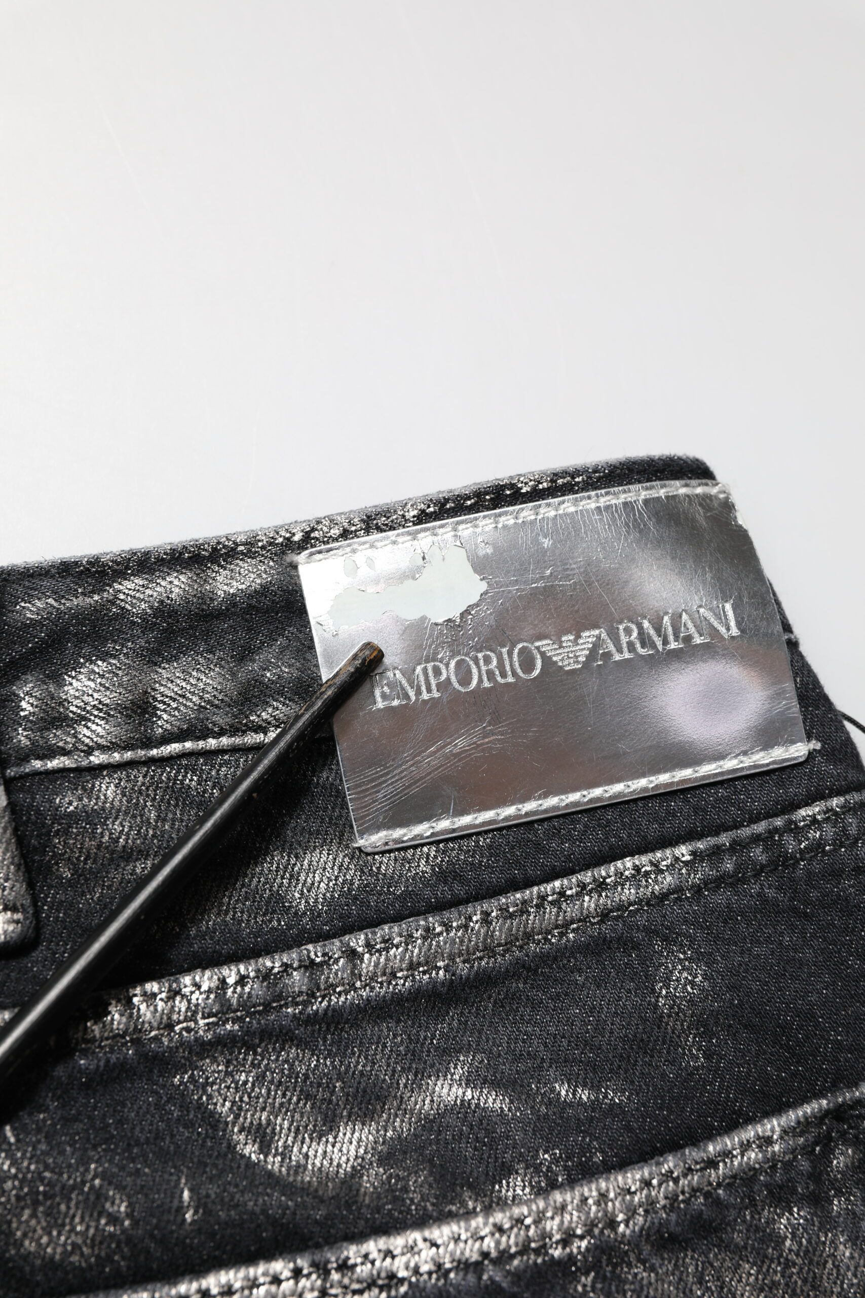 Washed Slim Fit Men Denim Trouser Men's Jeans (Pre-Owned) - Emporio Armani - Modalova