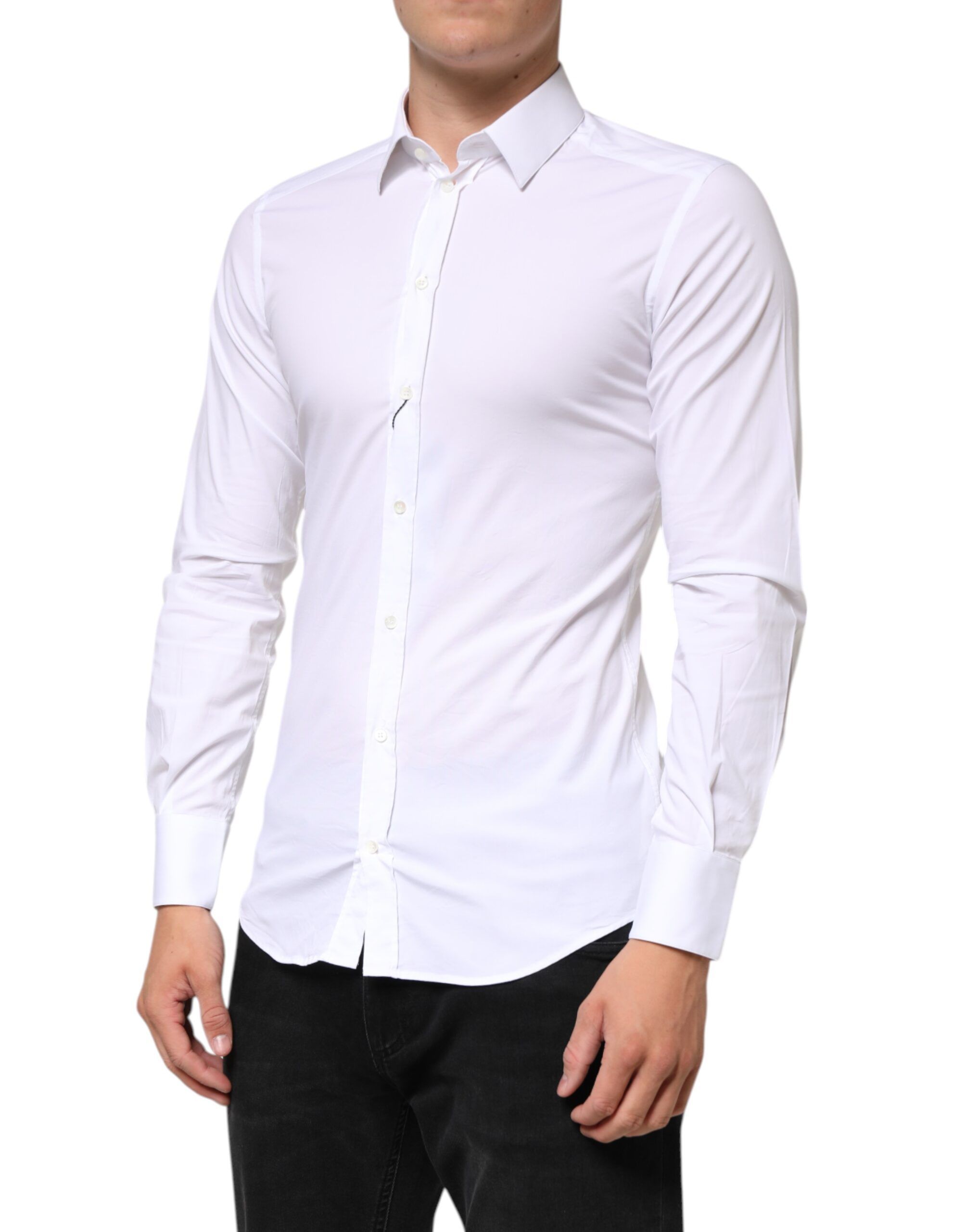 Cotton GOLD Formal Men Dress Men's Shirt (Pre-Owned) - Dolce & Gabbana - Modalova
