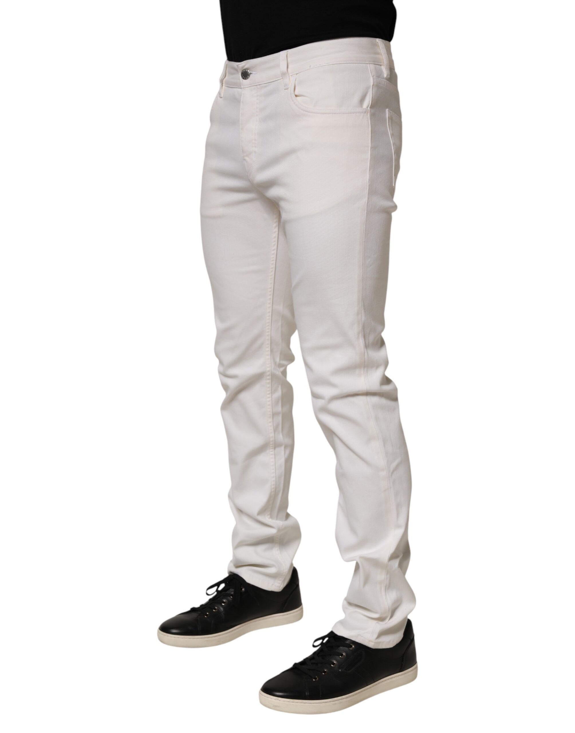 Mid Waist Skinny Fit Denim Casual Trouser Men's Jeans (Pre-Owned) - Prada - Modalova