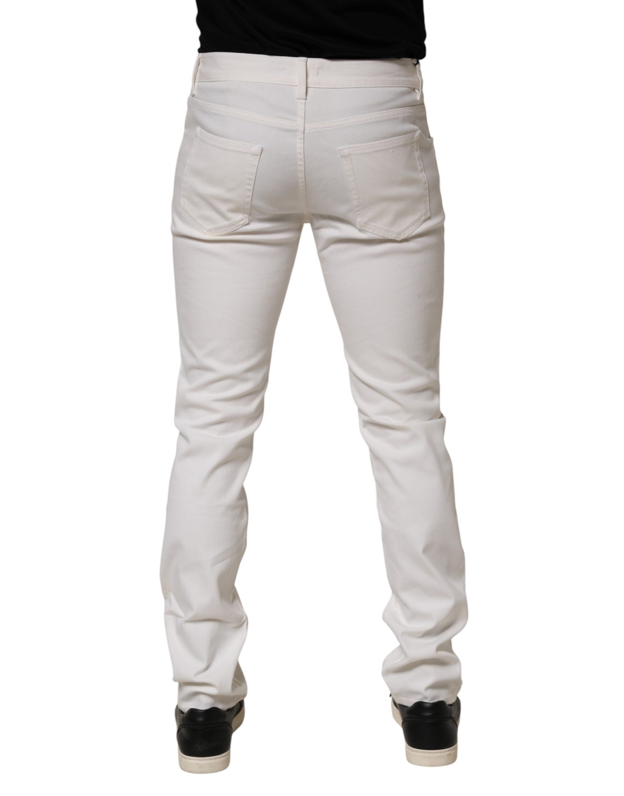 Mid Waist Skinny Fit Denim Casual Trouser Men's Jeans (Pre-Owned) - Prada - Modalova