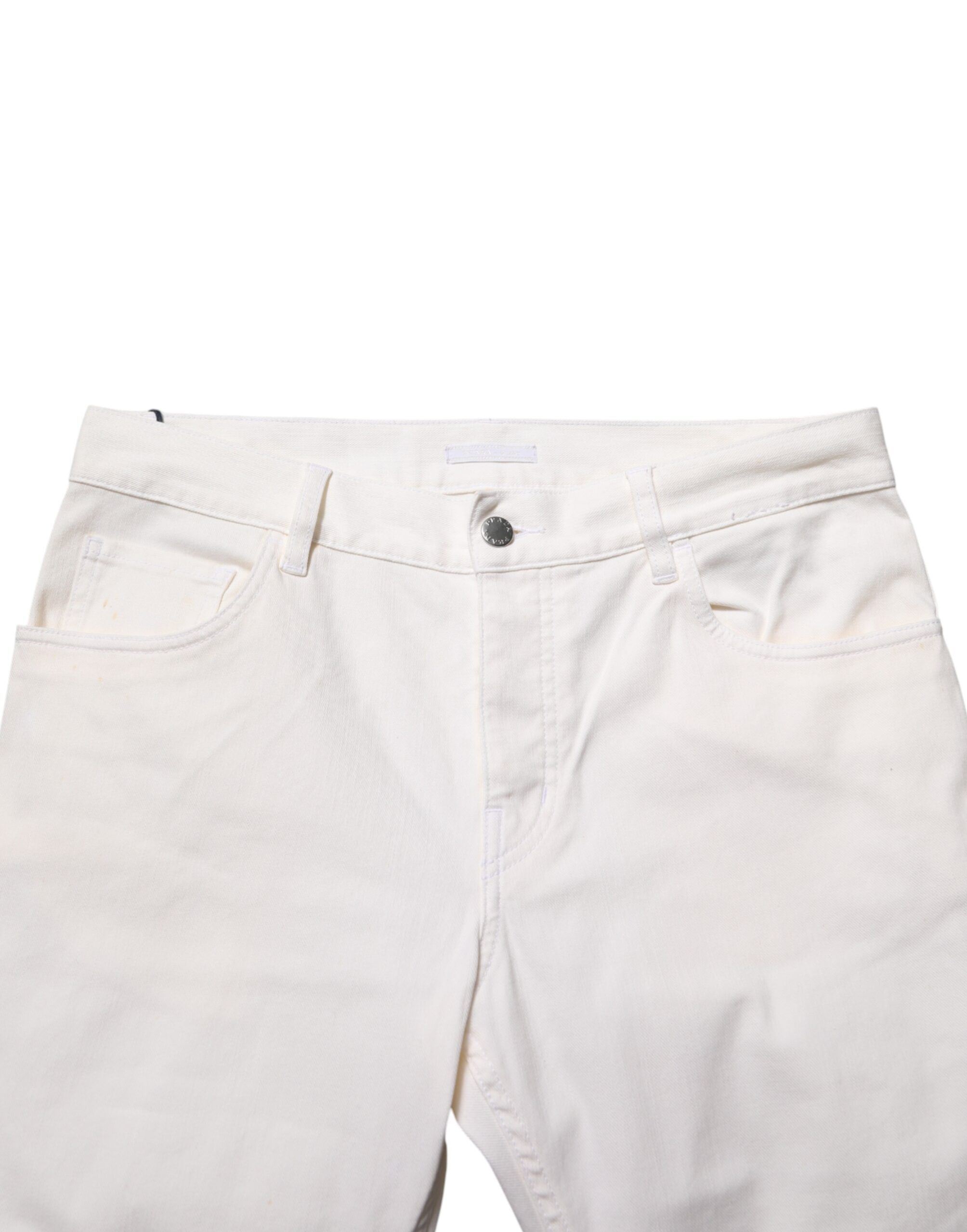 Mid Waist Skinny Fit Denim Casual Trouser Men's Jeans (Pre-Owned) - Prada - Modalova