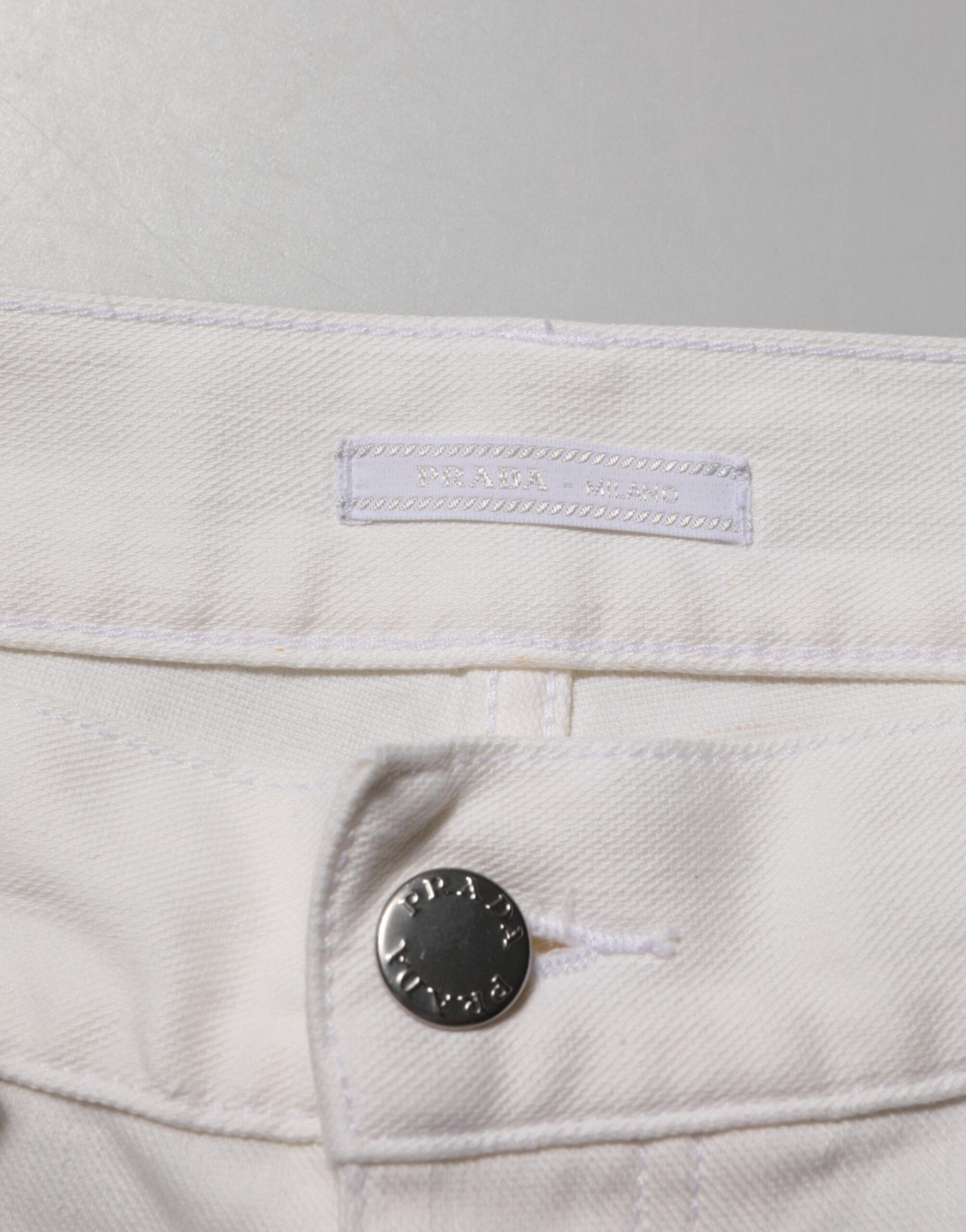 Mid Waist Skinny Fit Denim Casual Trouser Men's Jeans (Pre-Owned) - Prada - Modalova